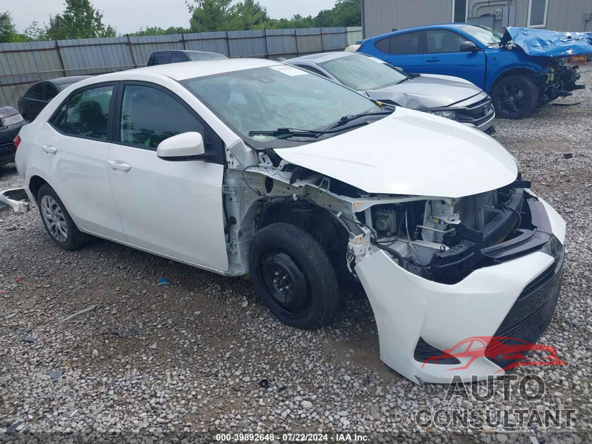 TOYOTA COROLLA 2019 - 2T1BURHE7KC226594