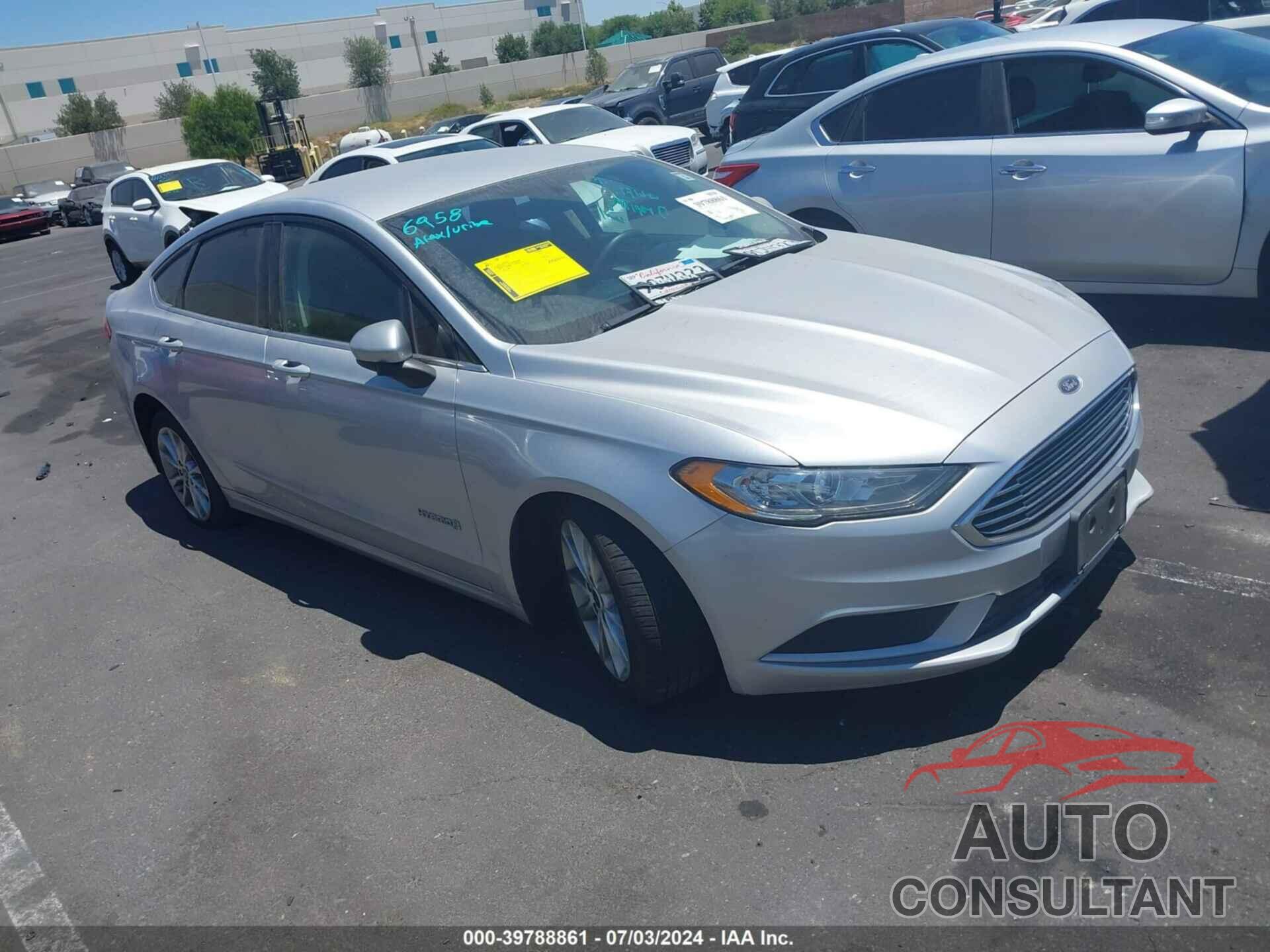 FORD FUSION HYBRID 2017 - 3FA6P0LU3HR141974