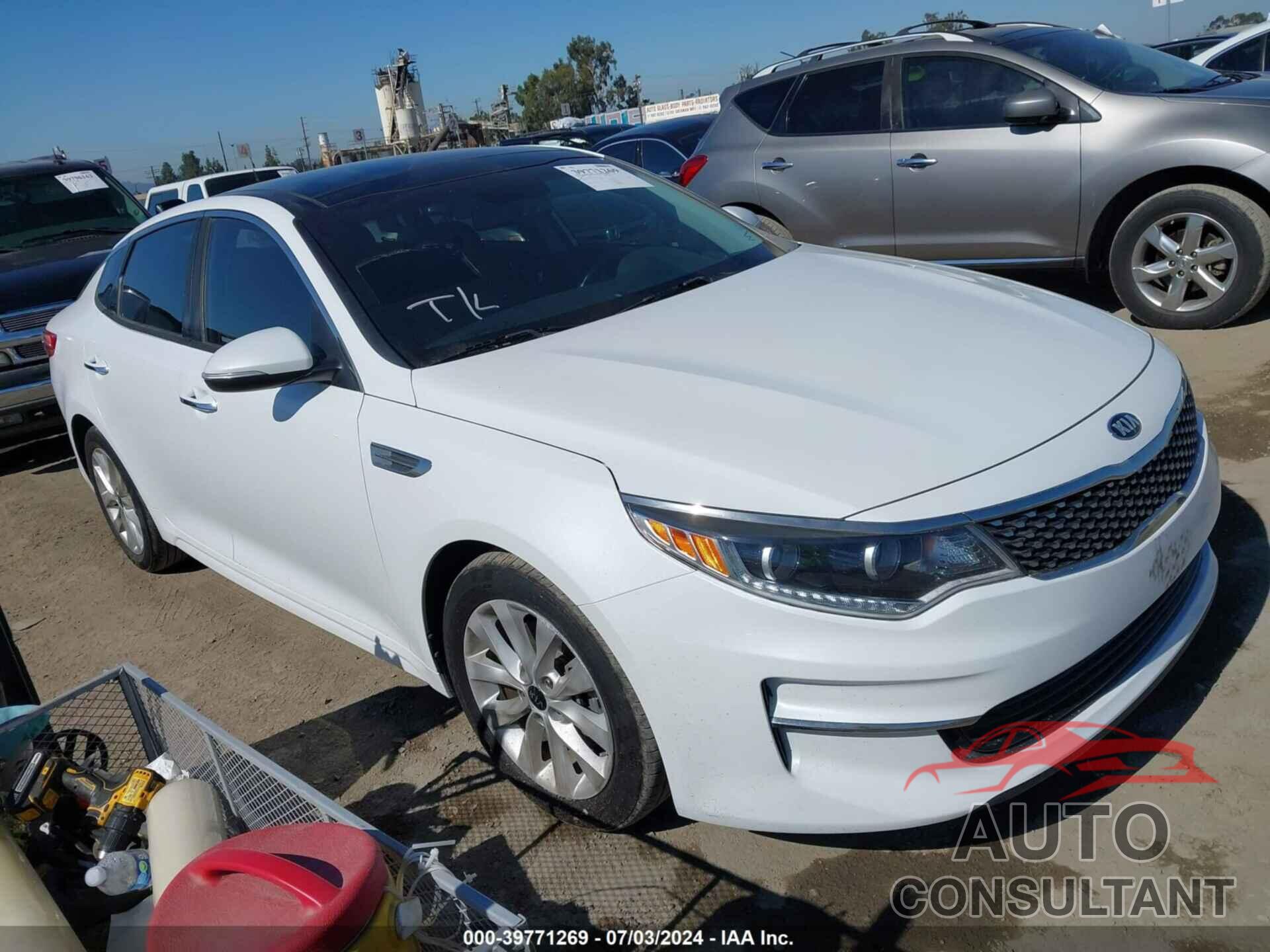 KIA OPTIMA 2016 - 5XXGU4L38GG045289