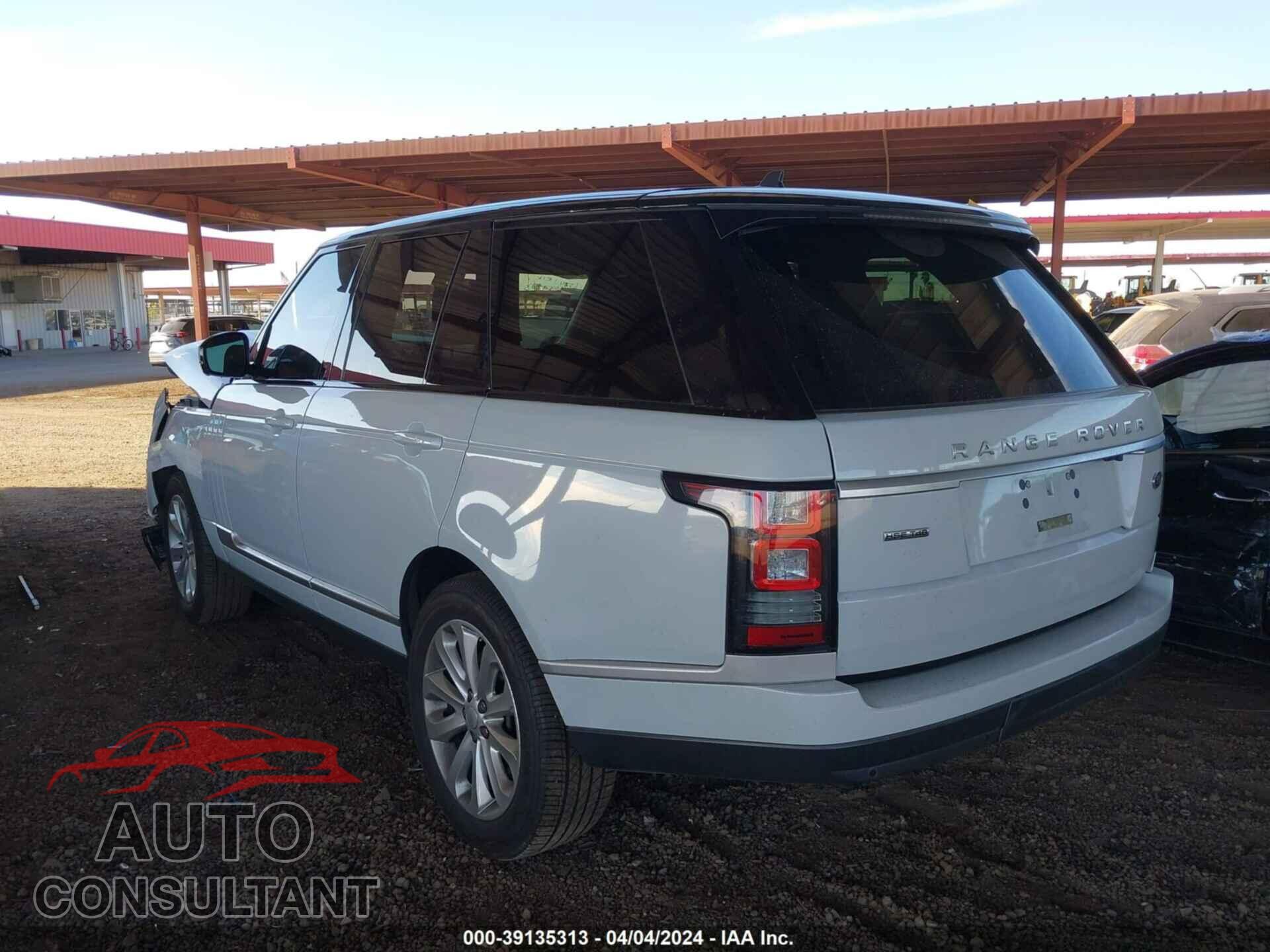 LAND ROVER RANGE ROVER 2016 - SALGS2KF3GA307987