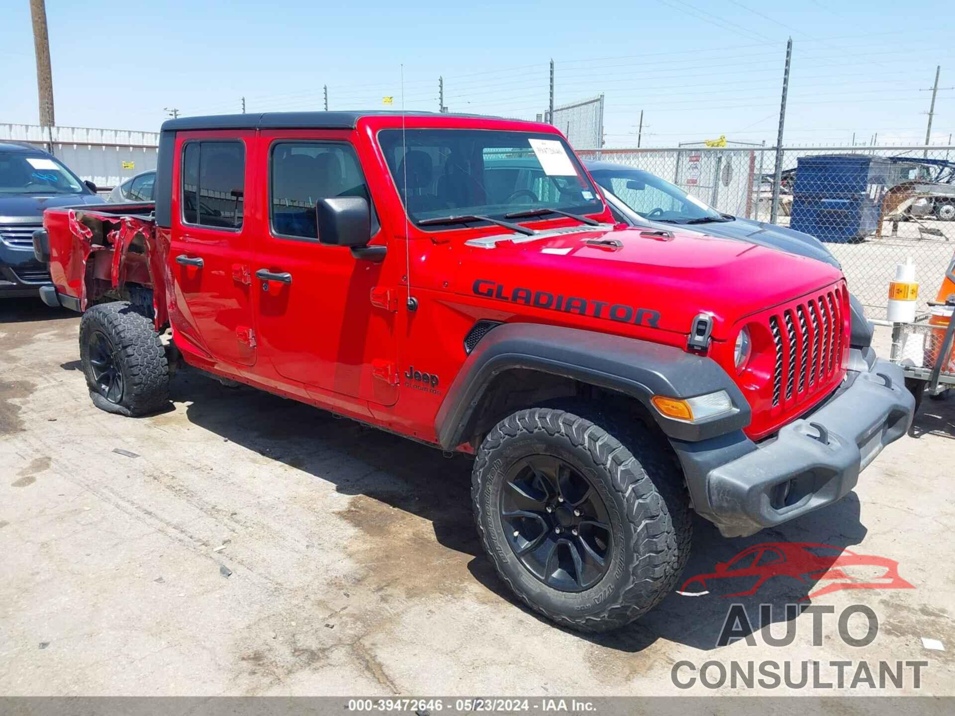 JEEP GLADIATOR 2020 - 1C6HJTAG8LL135847