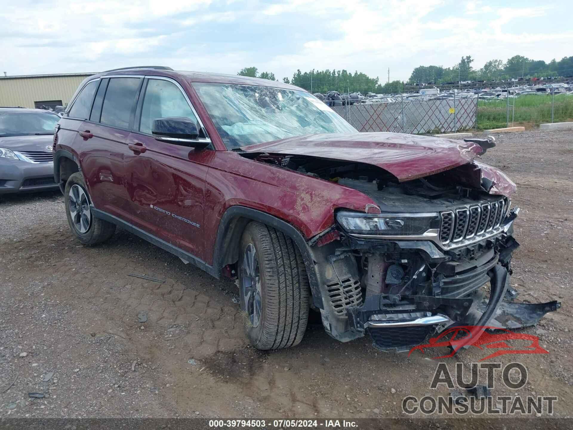 JEEP GRAND CHEROKEE 4XE 2022 - 1C4RJYB60N8716443