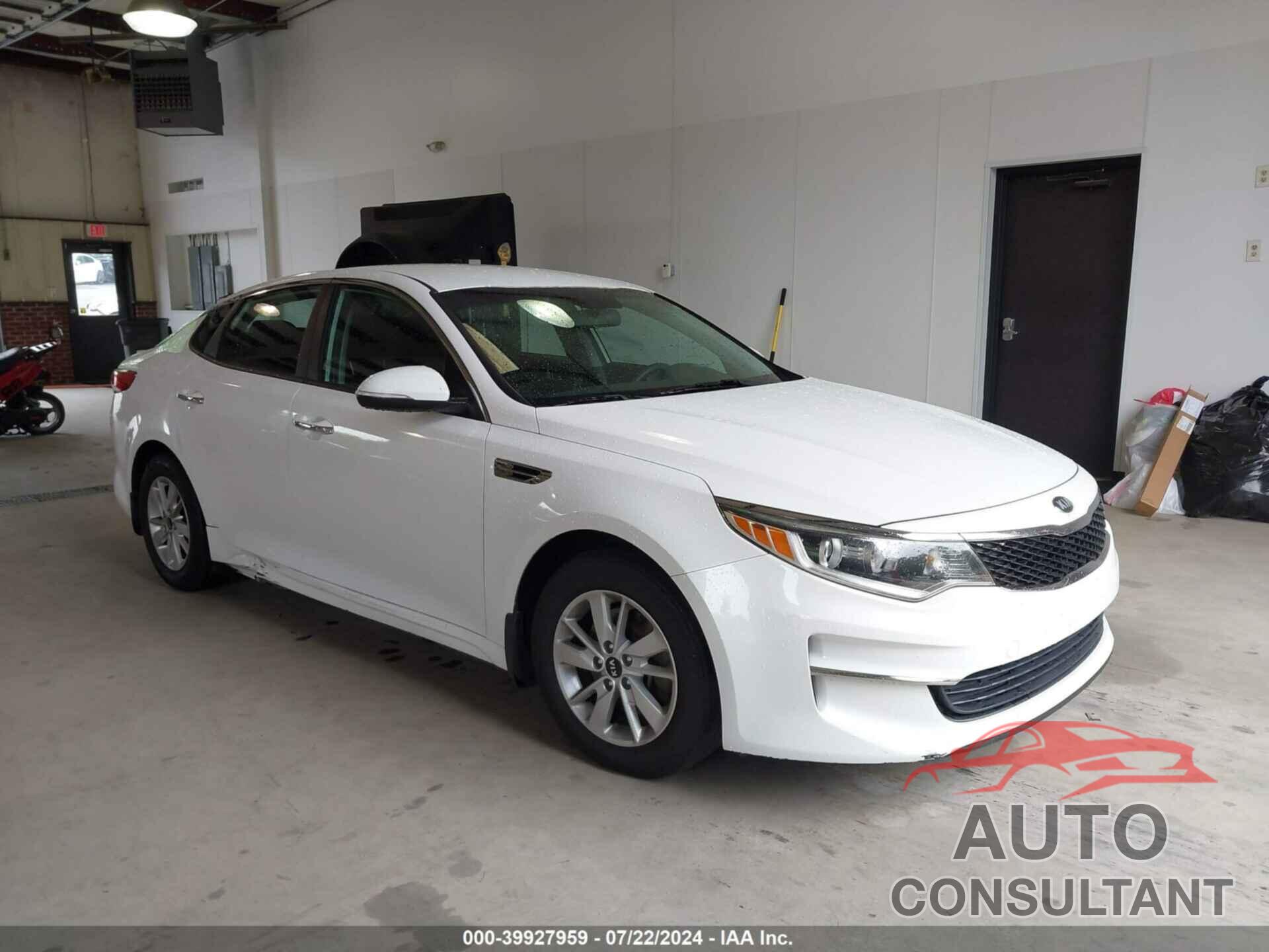 KIA OPTIMA 2016 - KNAGT4L33G5073909