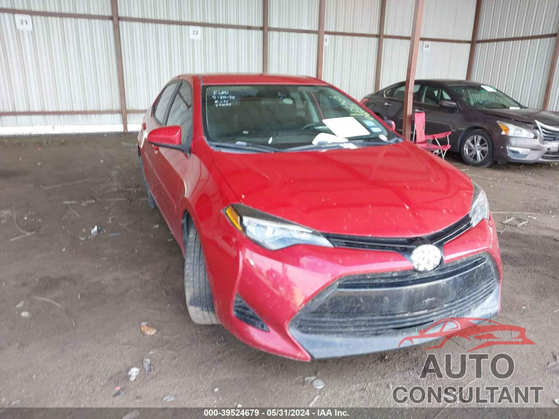 TOYOTA COROLLA 2017 - 5YFBURHE6HP616918