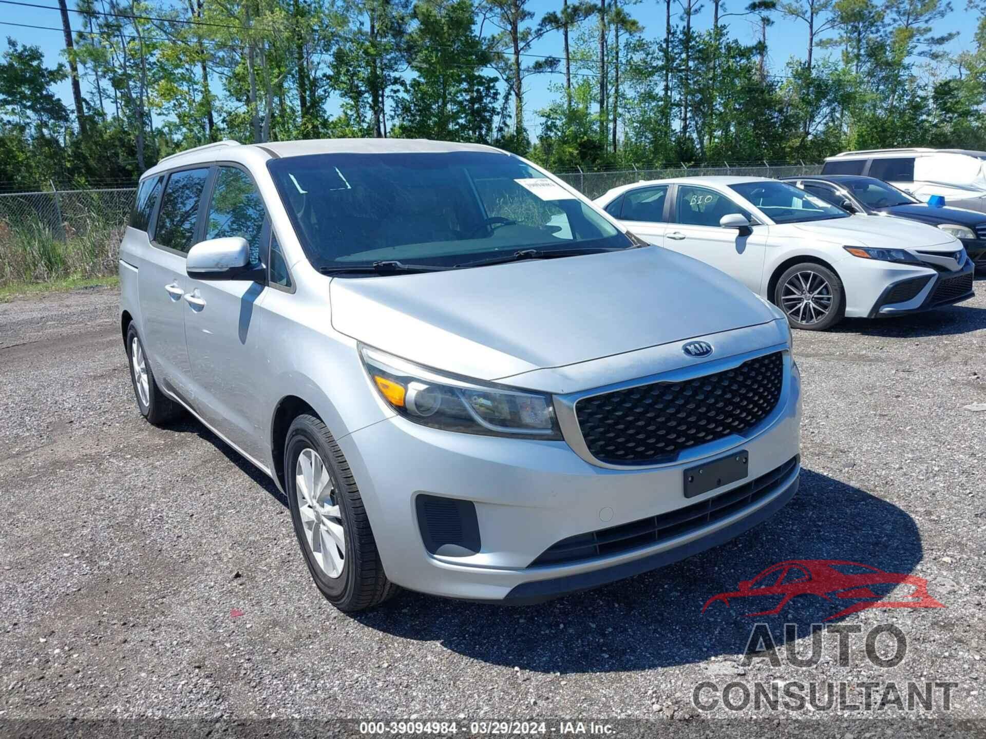 KIA SEDONA 2016 - KNDMB5C13G6087672