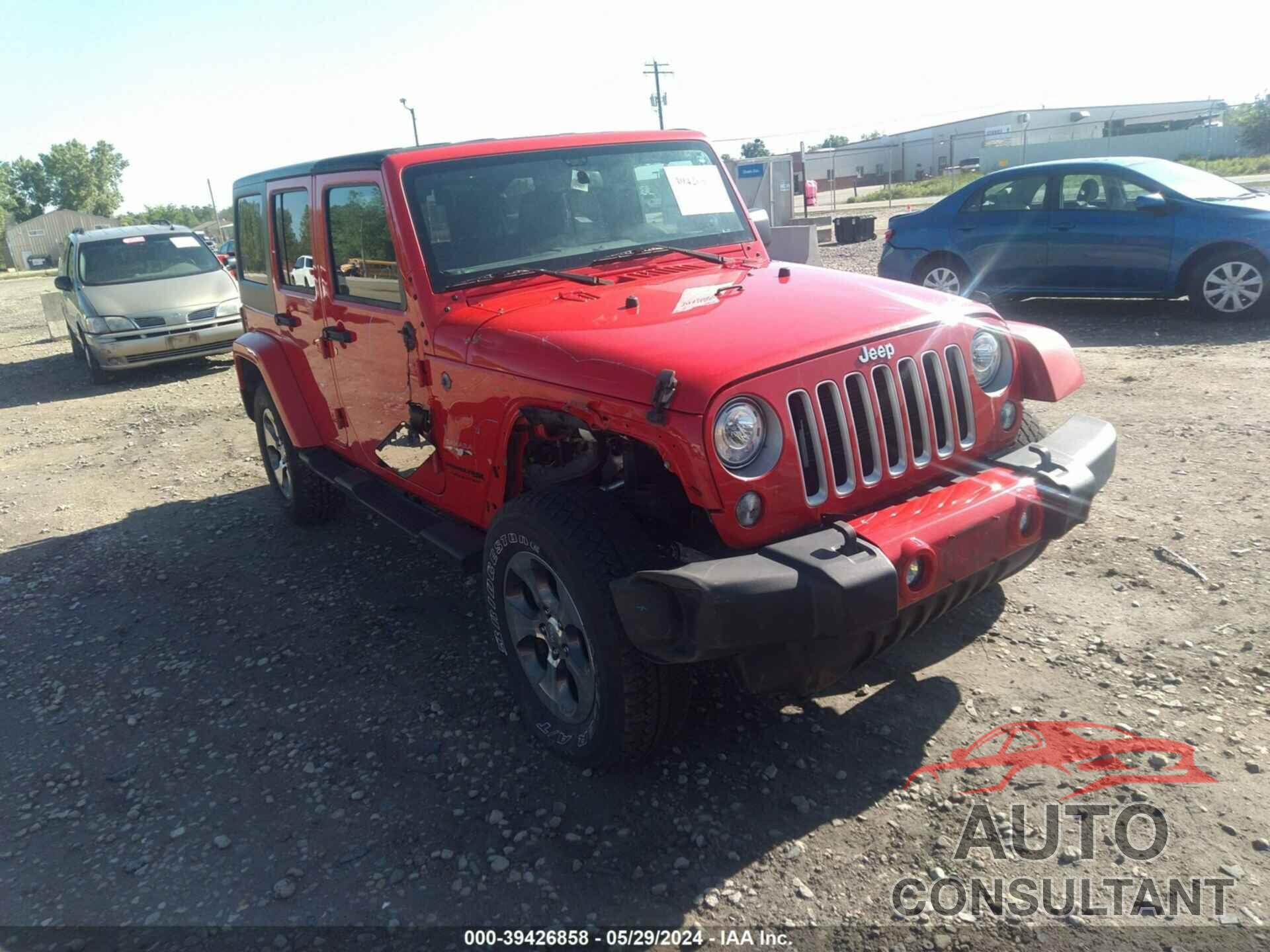 JEEP WRANGLER JK UNLIMITED 2018 - 1C4BJWEG9JL936245