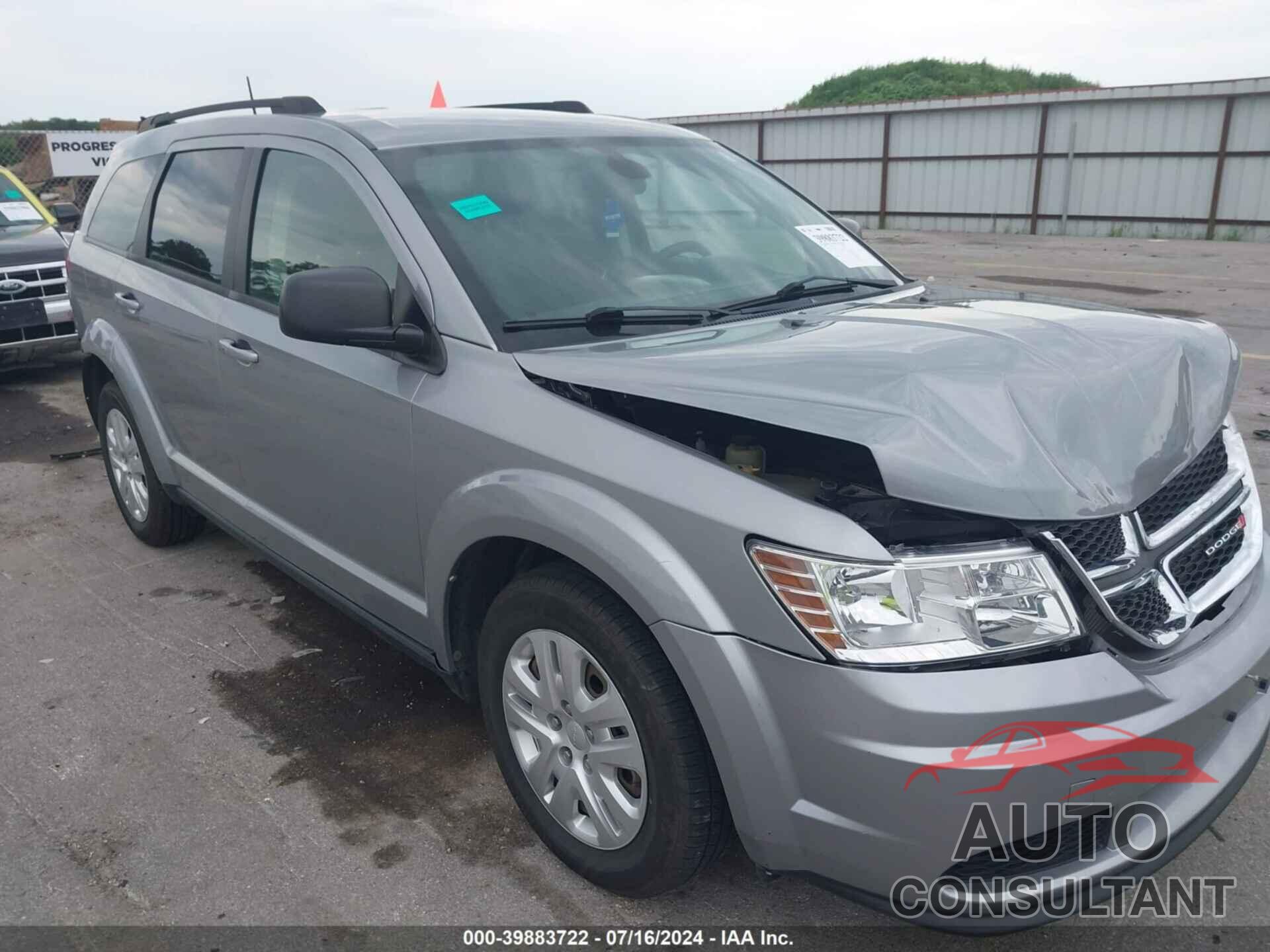 DODGE JOURNEY 2019 - 3C4PDCAB6KT797560