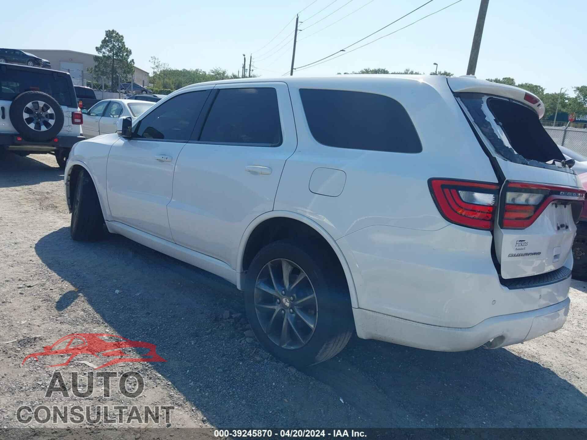 DODGE DURANGO 2017 - 1C4RDHDG4HC796635