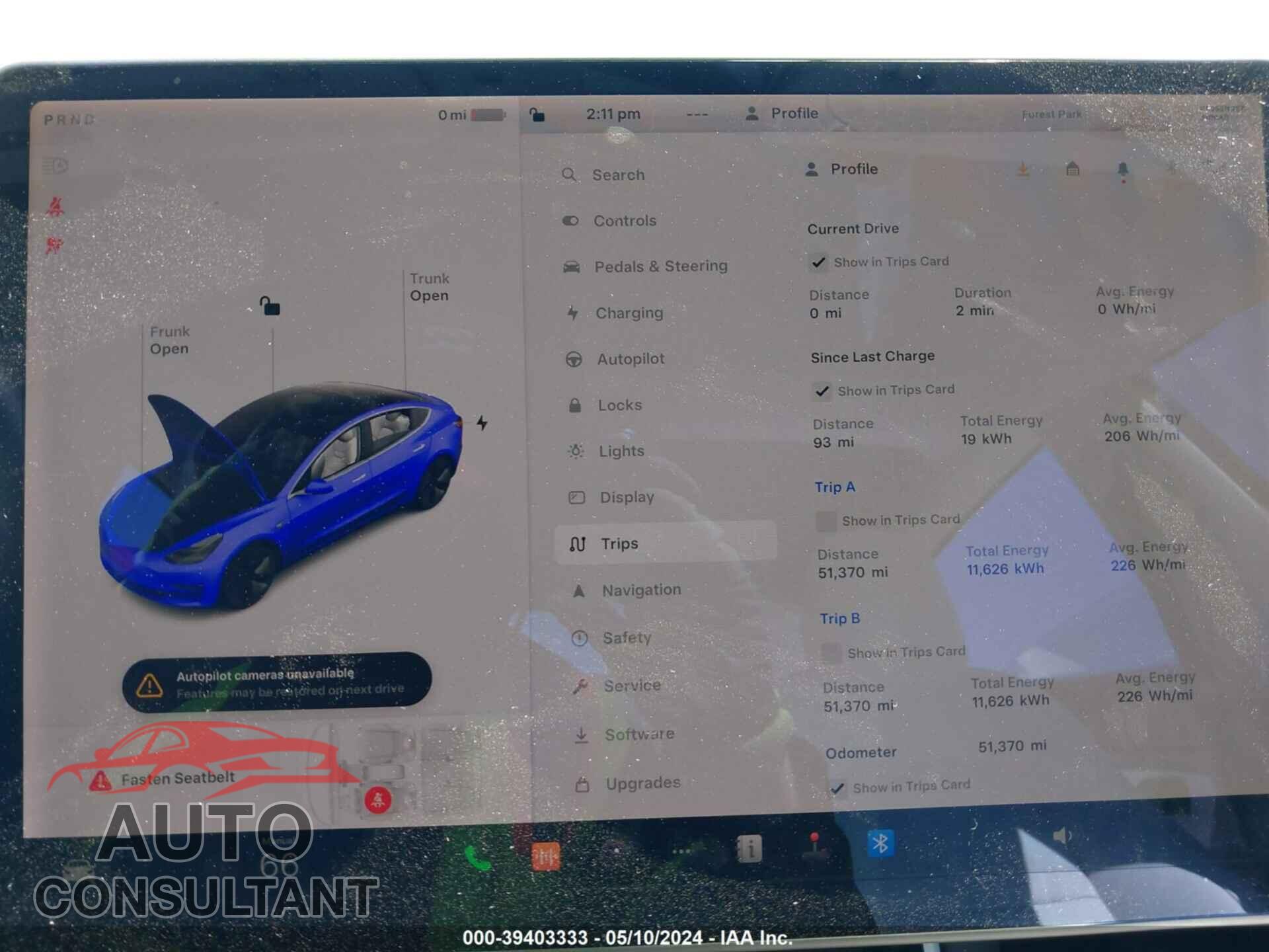 TESLA MODEL 3 2020 - 5YJ3E1EA9LF804745