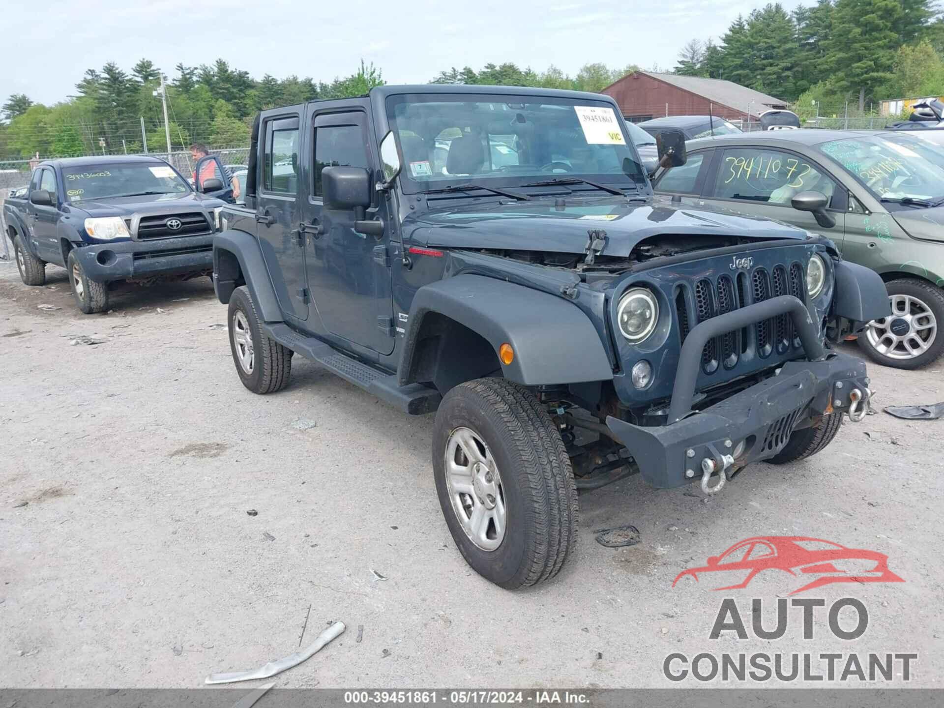 JEEP WRANGLER UNLIMITED 2017 - 1C4BJWDG1HL558255