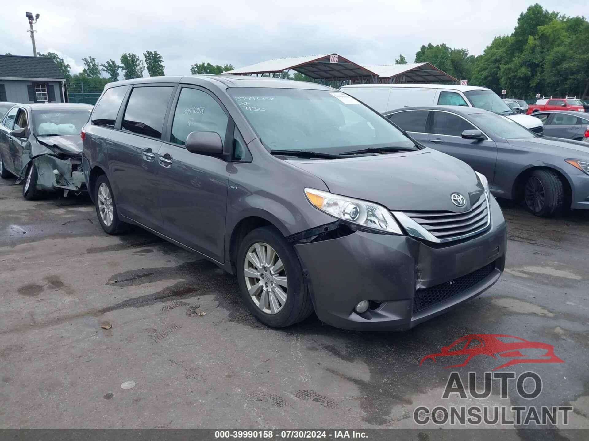 TOYOTA SIENNA 2017 - 5TDDZ3DC3HS170472