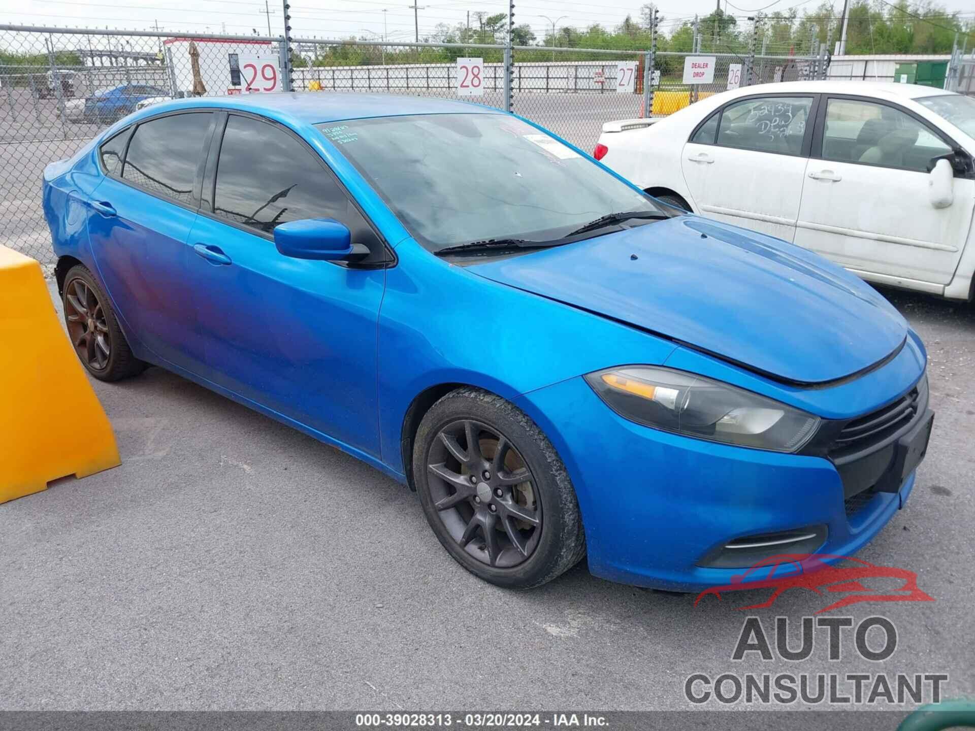 DODGE DART 2016 - 1C3CDFAA6GD530203