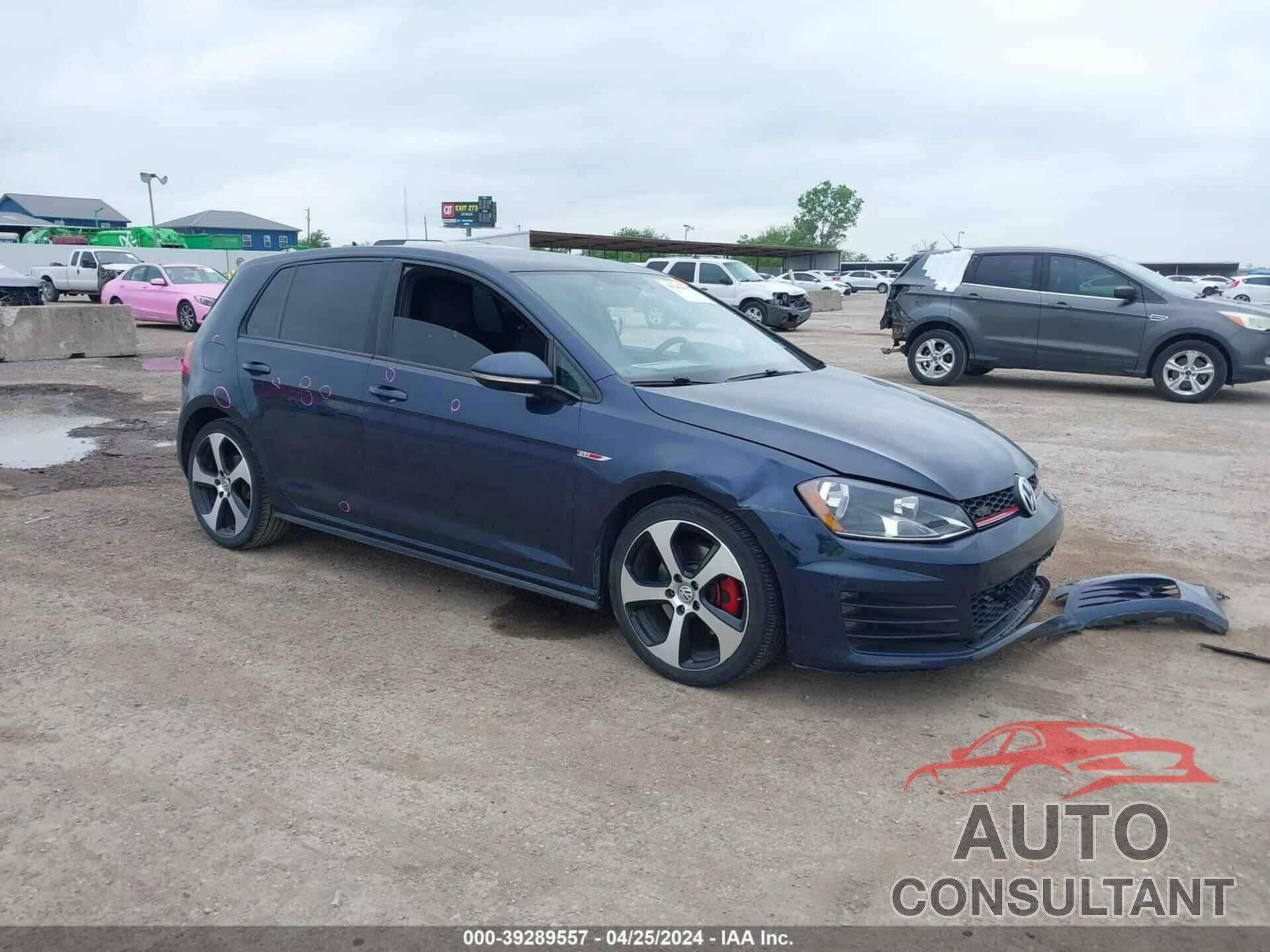 VOLKSWAGEN GOLF GTI 2017 - 3VW4T7AU6HM076153