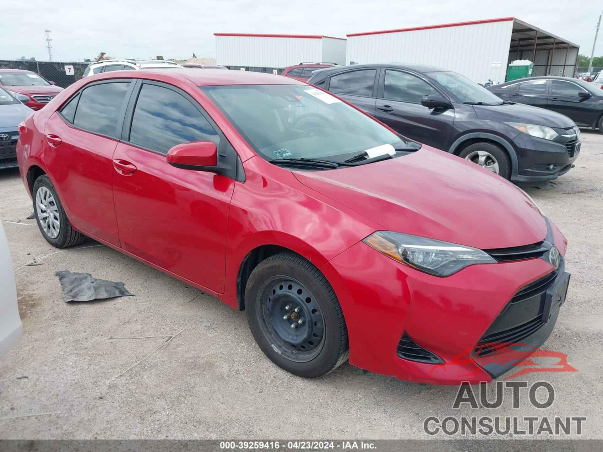 TOYOTA COROLLA 2018 - 2T1BURHE3JC034393