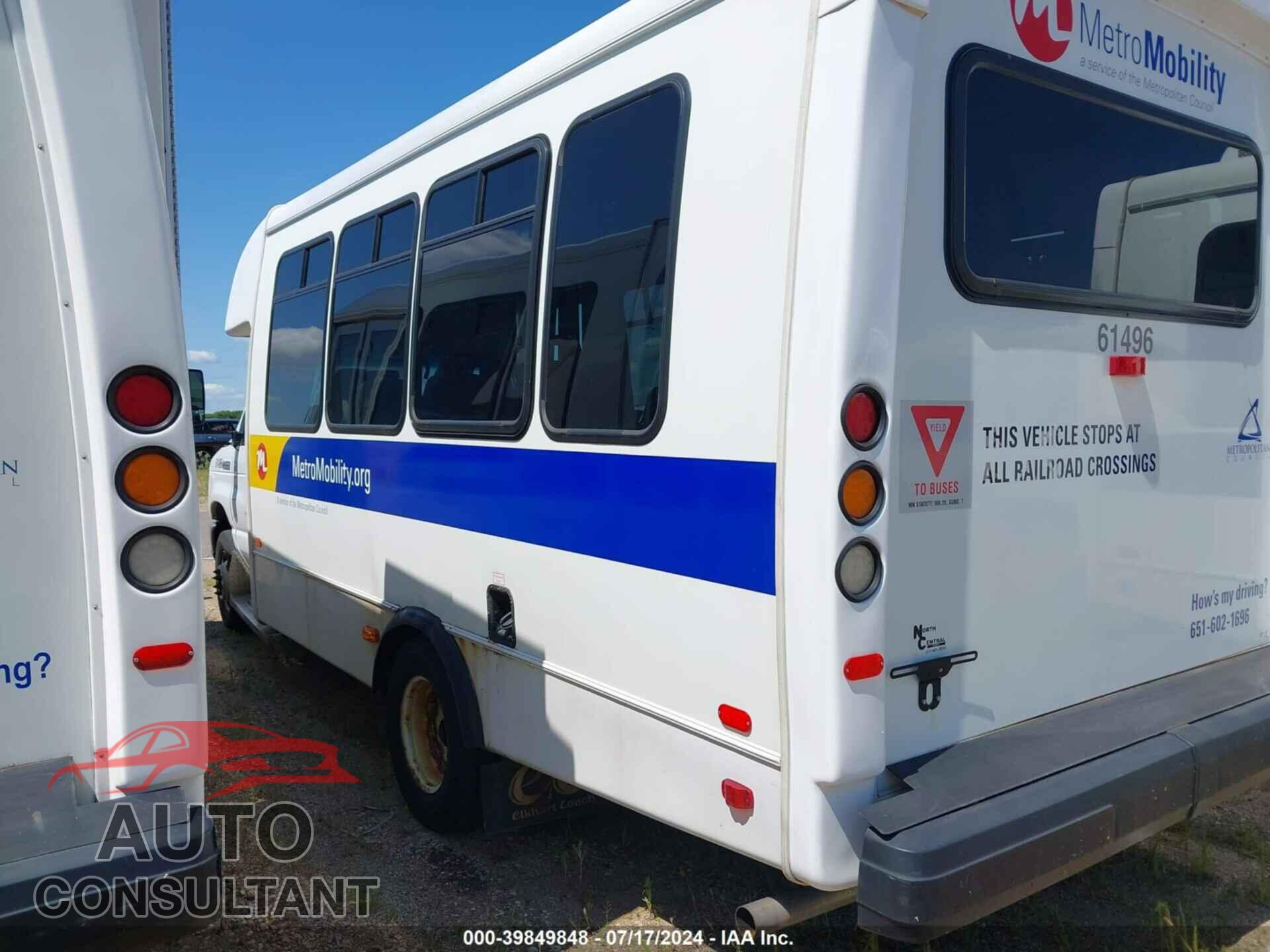 FORD E-450 CUTAWAY 2016 - 1FDFE4FS9GDC53473