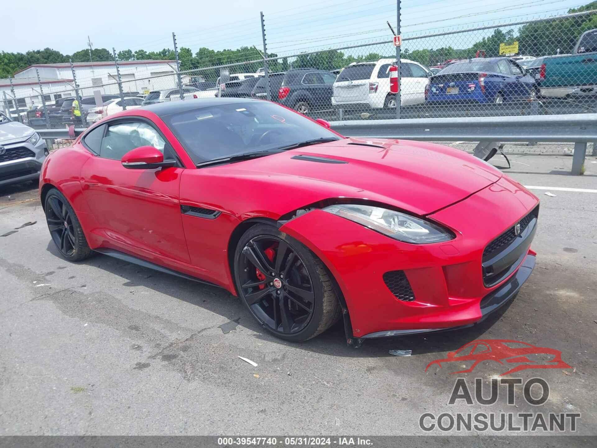 JAGUAR F-TYPE 2017 - SAJWA6AT4H8K39925