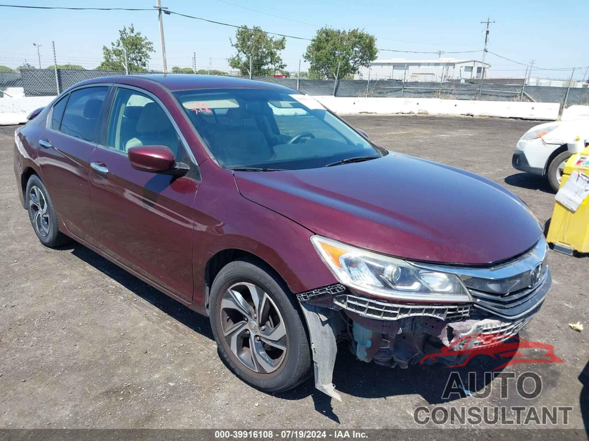 HONDA ACCORD 2016 - 1HGCR2F38GA030594