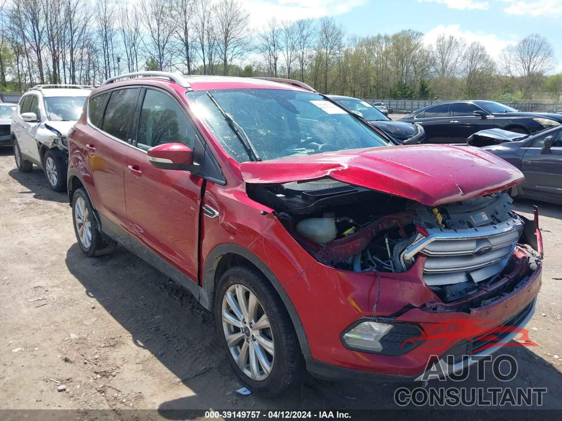 FORD ESCAPE 2017 - 1FMCU9JDXHUD06999