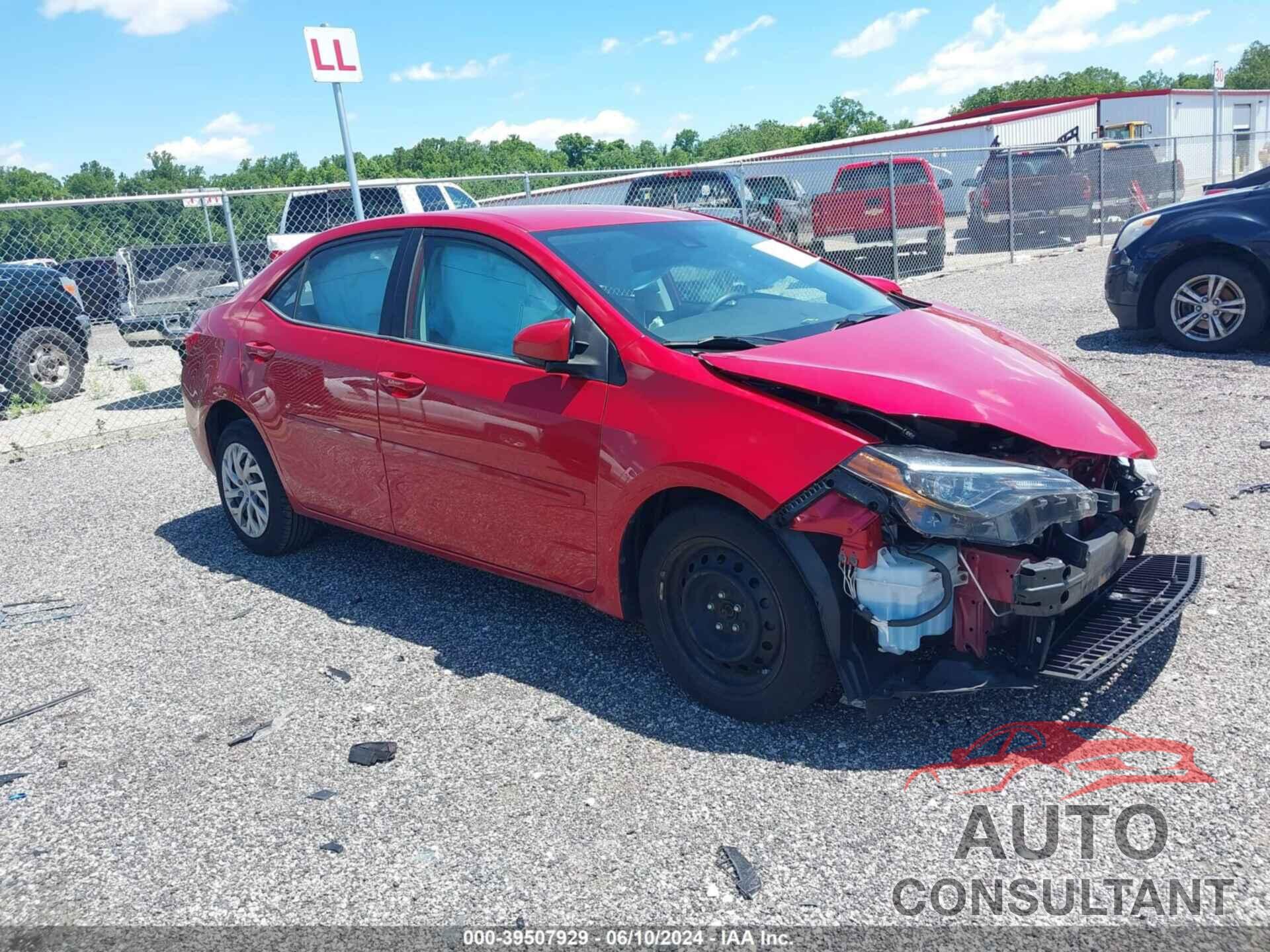 TOYOTA COROLLA 2018 - 2T1BURHE1JC079252