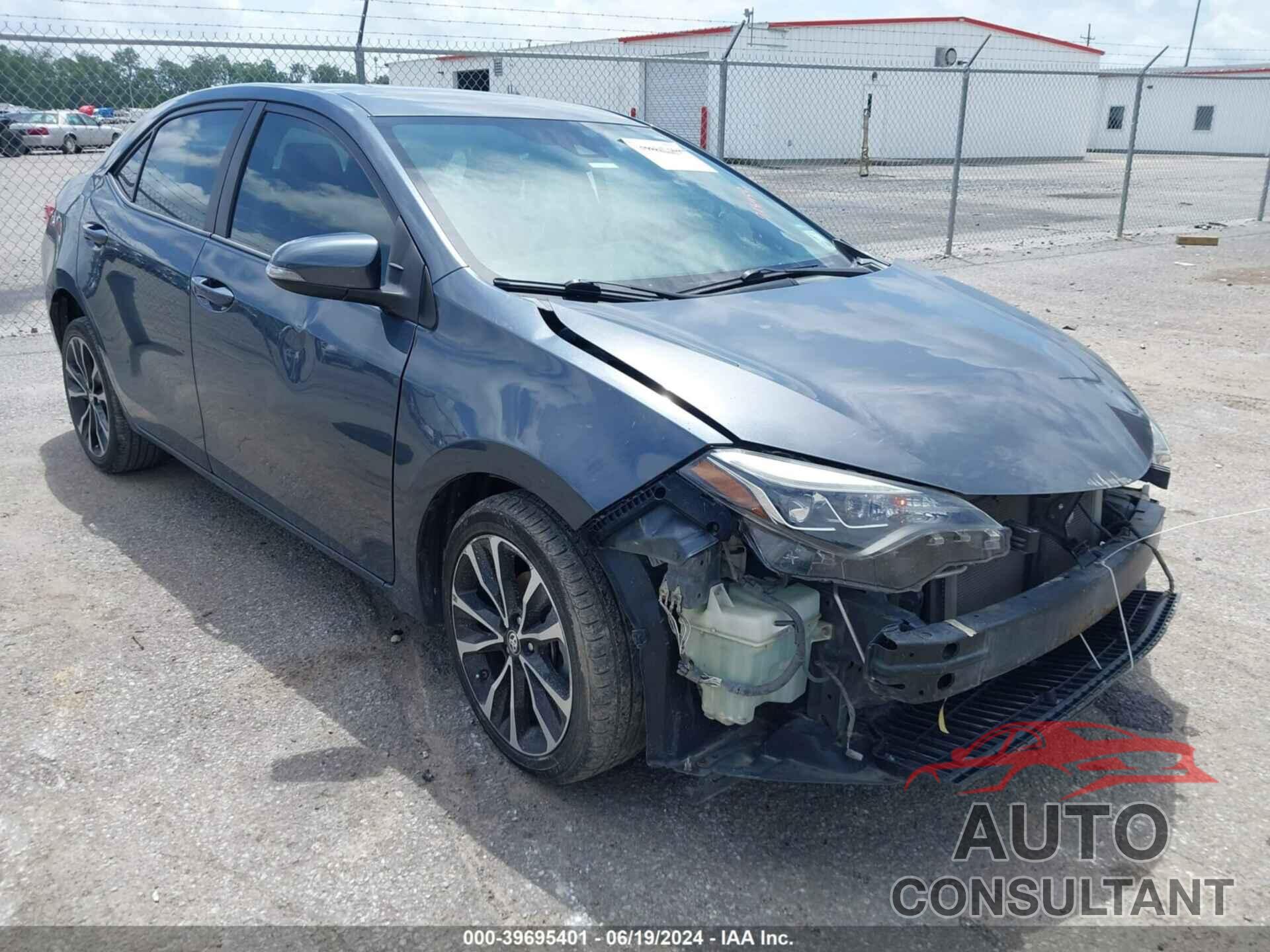 TOYOTA COROLLA 2019 - 2T1BURHE9KC218450