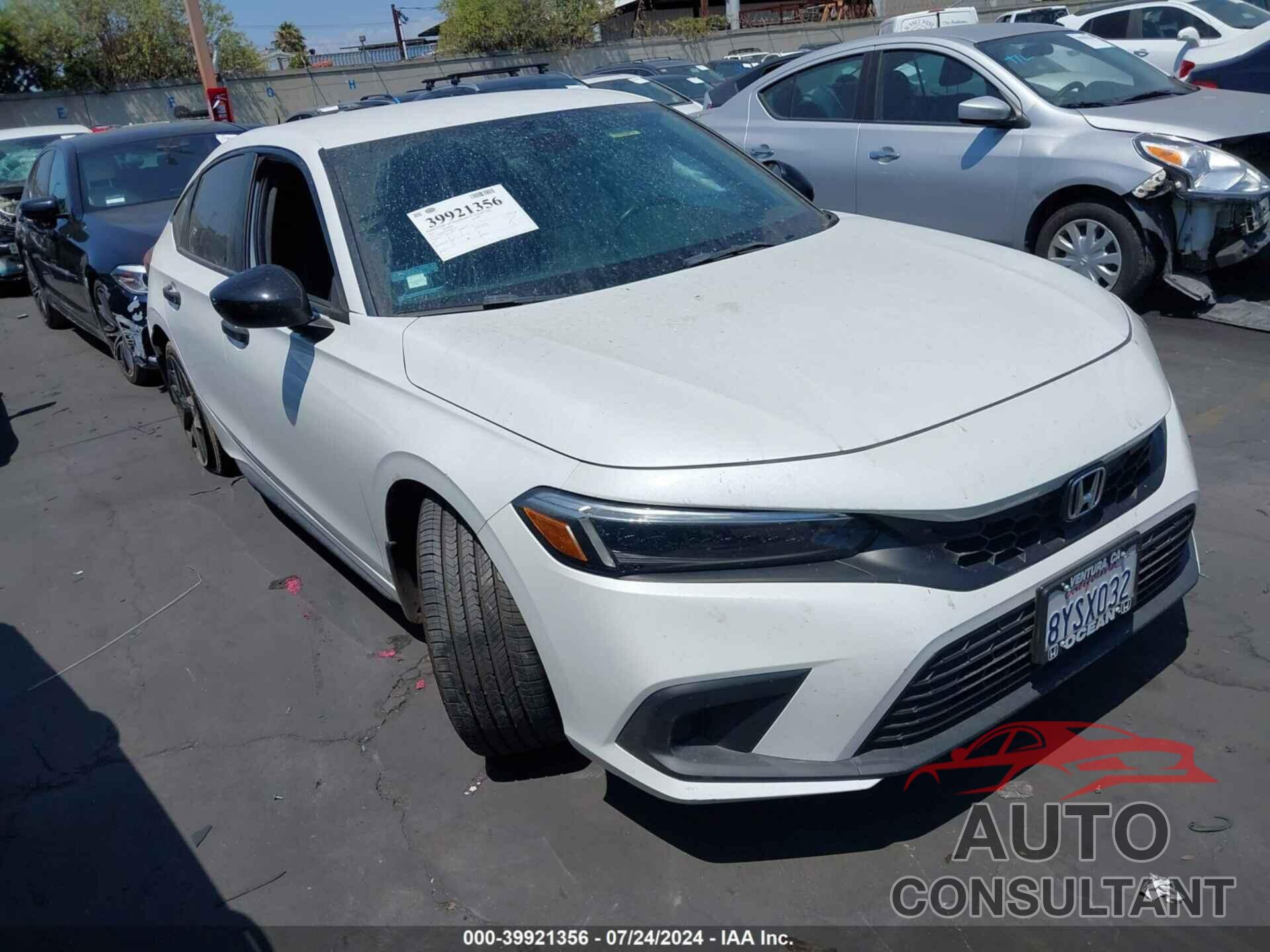 HONDA CIVIC 2022 - 19XFL2H83NE005117