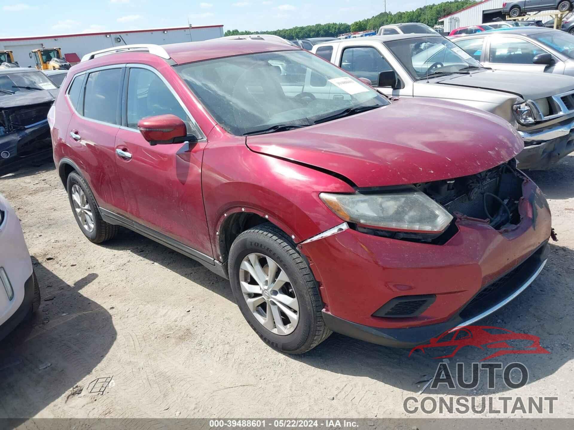 NISSAN ROGUE 2016 - KNMAT2MTXGP626426