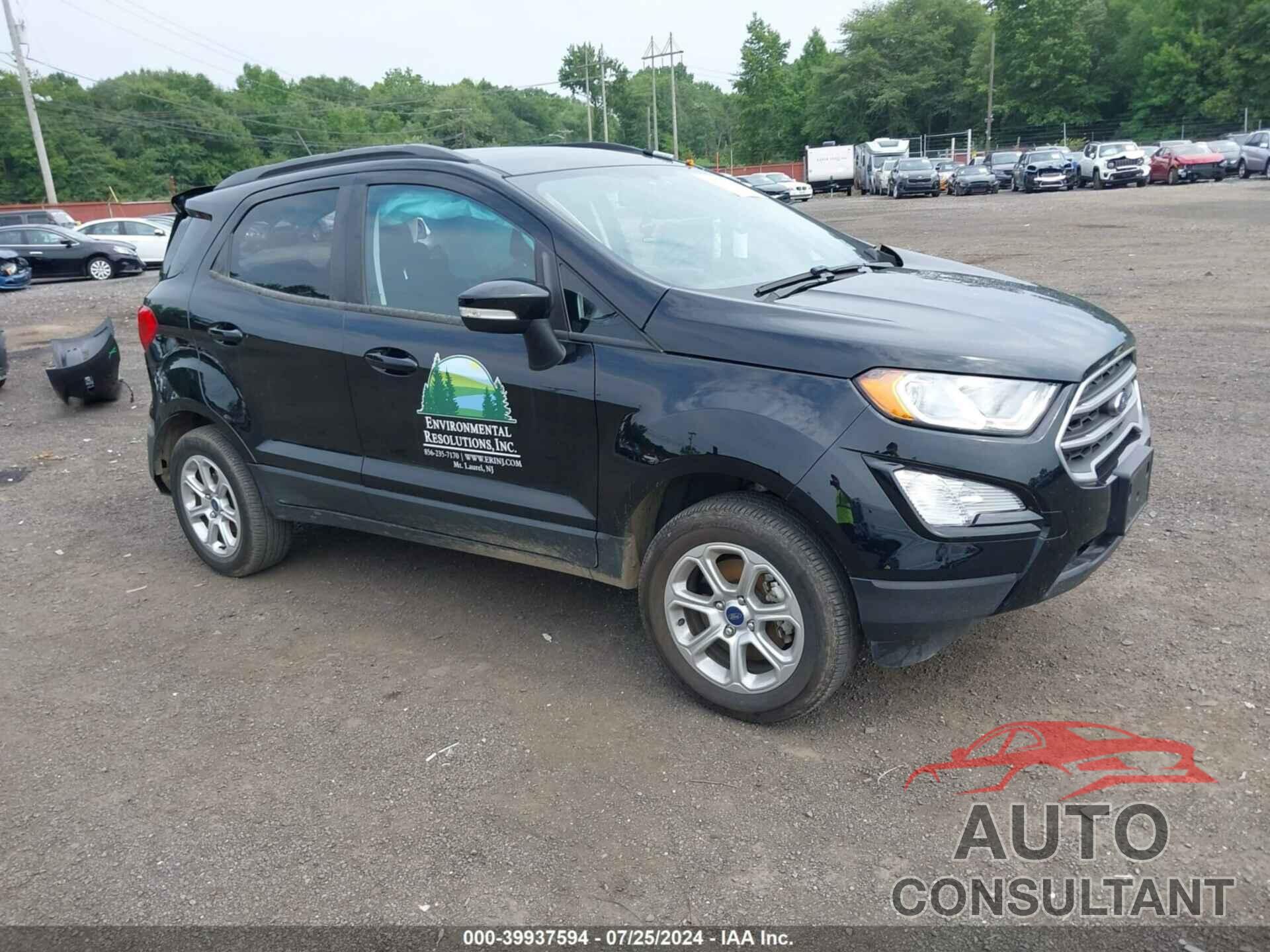 FORD ECOSPORT 2022 - MAJ6S3GL1NC462732