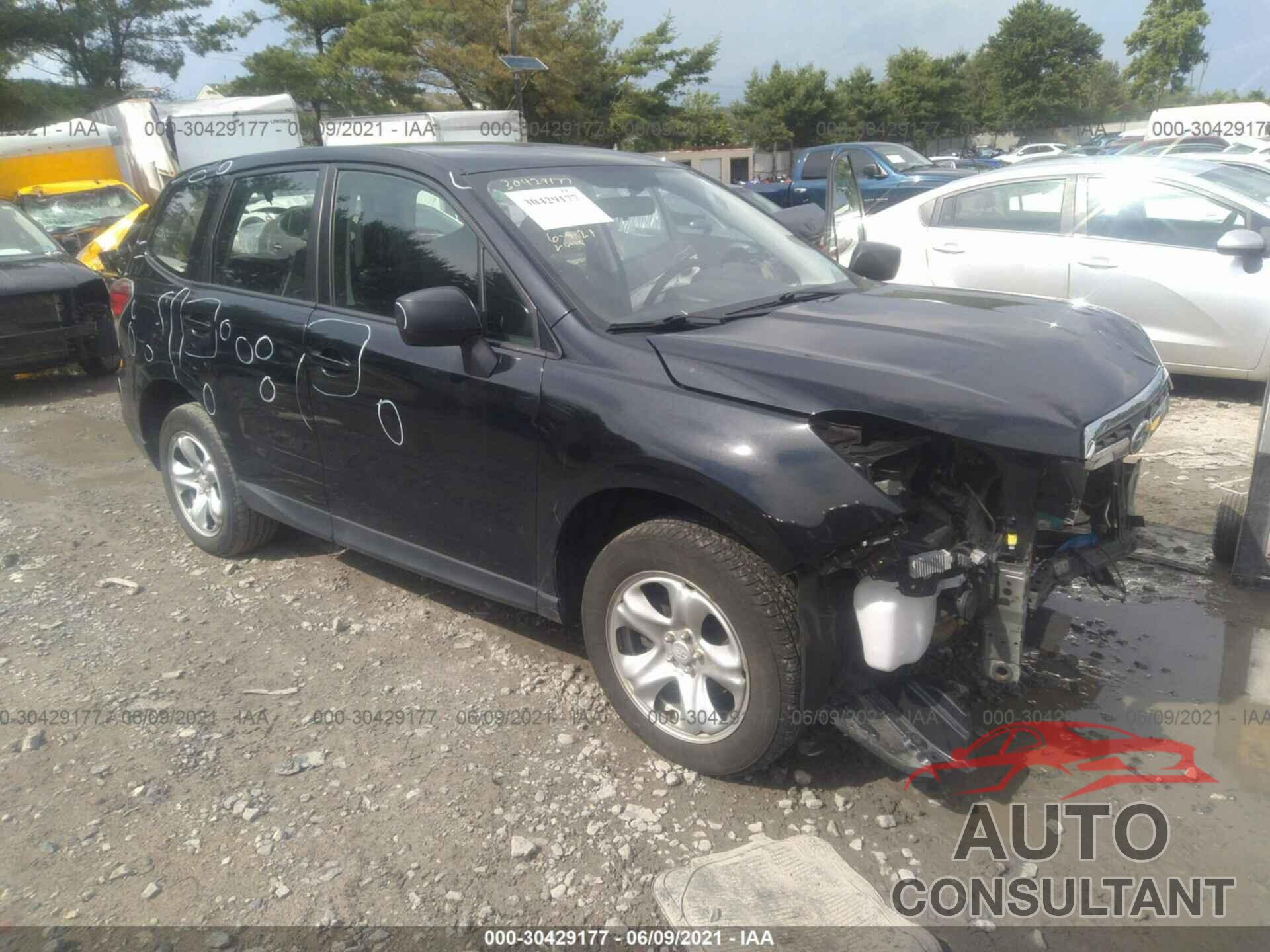 SUBARU FORESTER 2018 - JF2SJAAC4JH593967