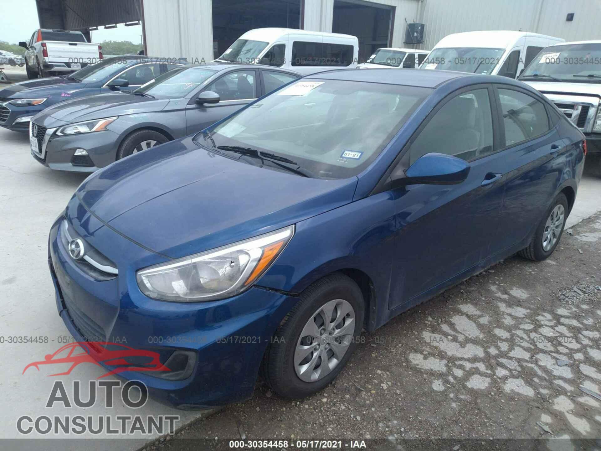 HYUNDAI ACCENT 2017 - KMHCT4AE7HU221942