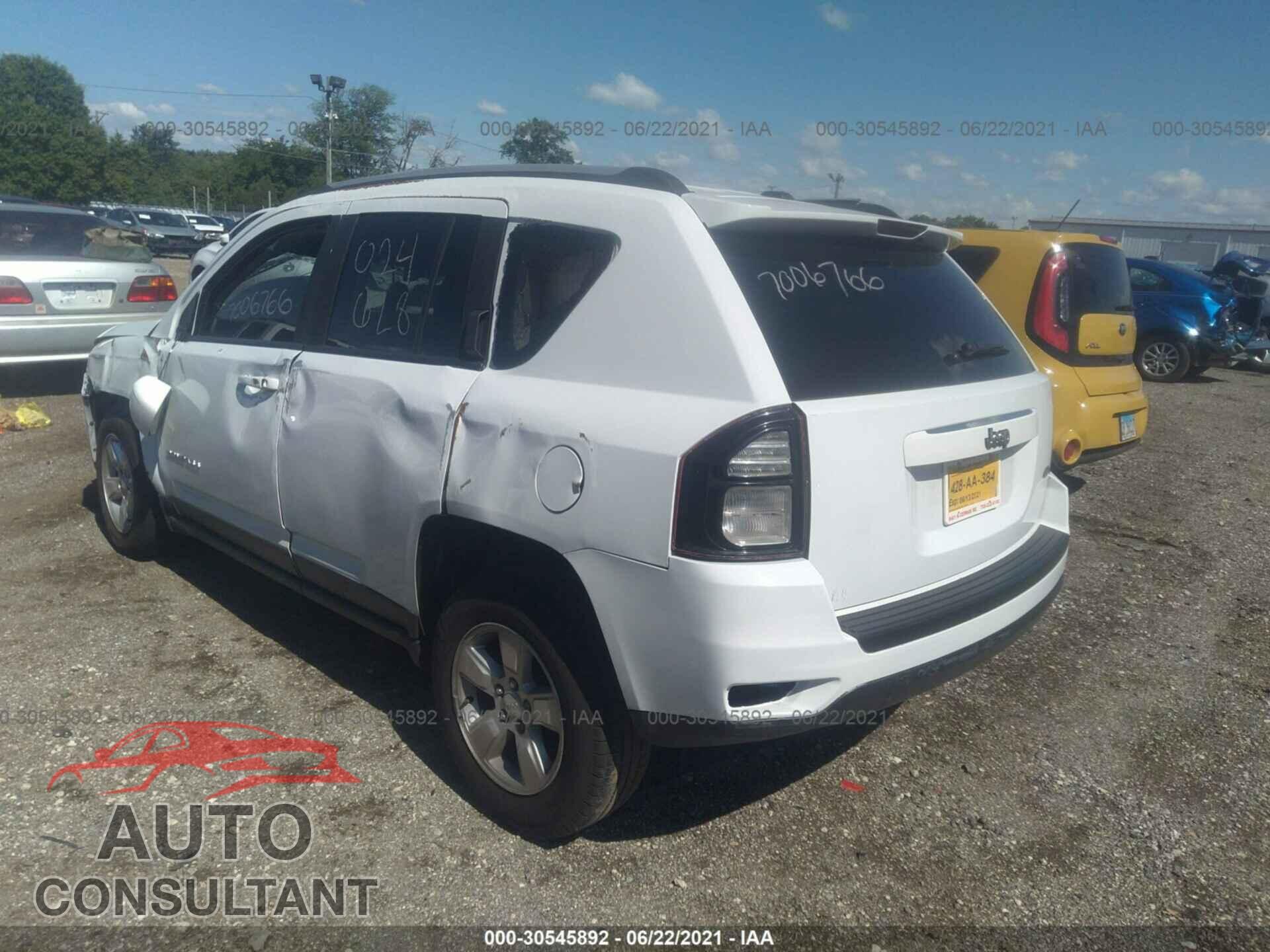 JEEP COMPASS 2016 - 1C4NJCEA9GD620225