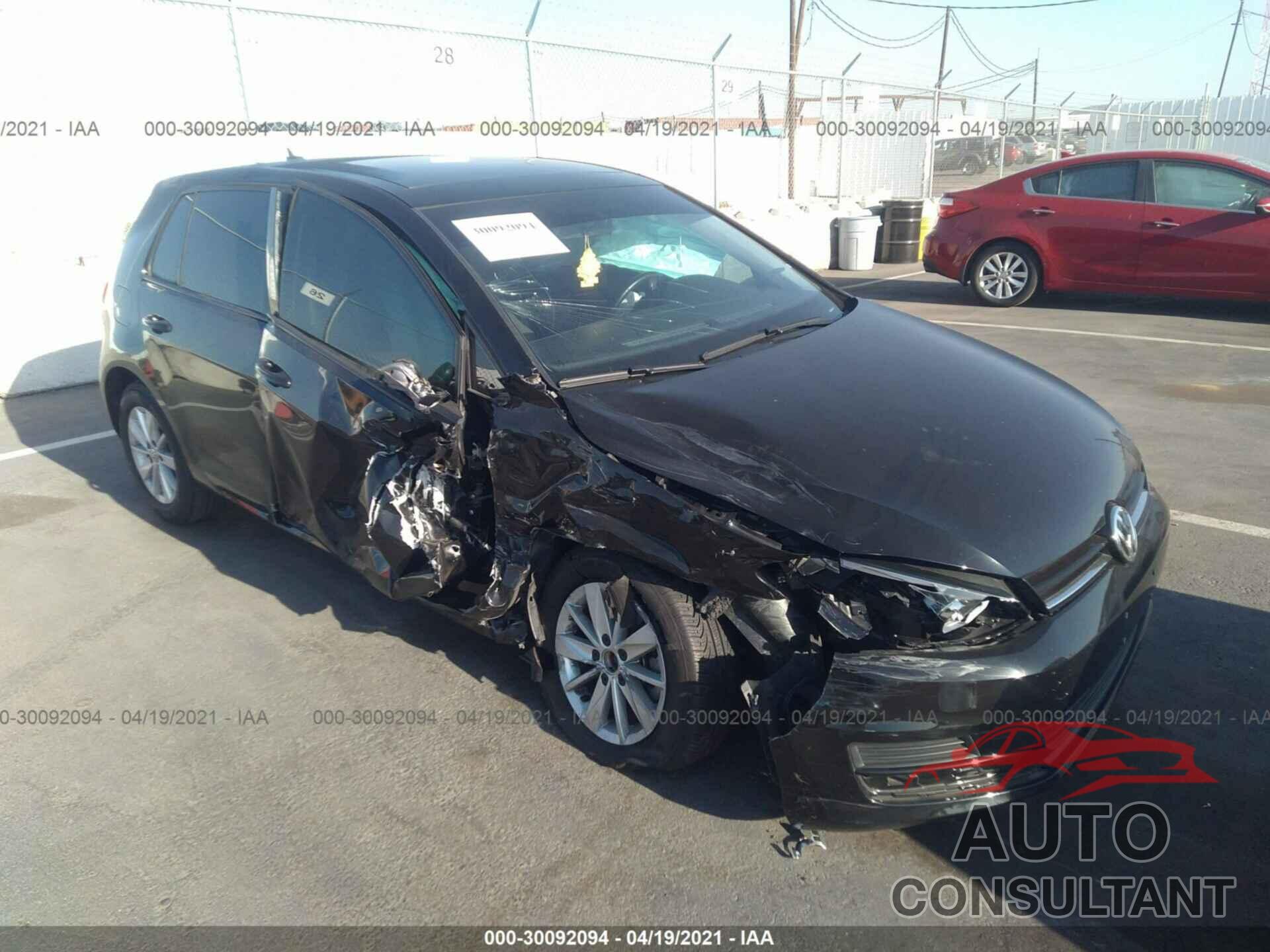 VOLKSWAGEN GOLF 2016 - 3VW217AU5GM045990