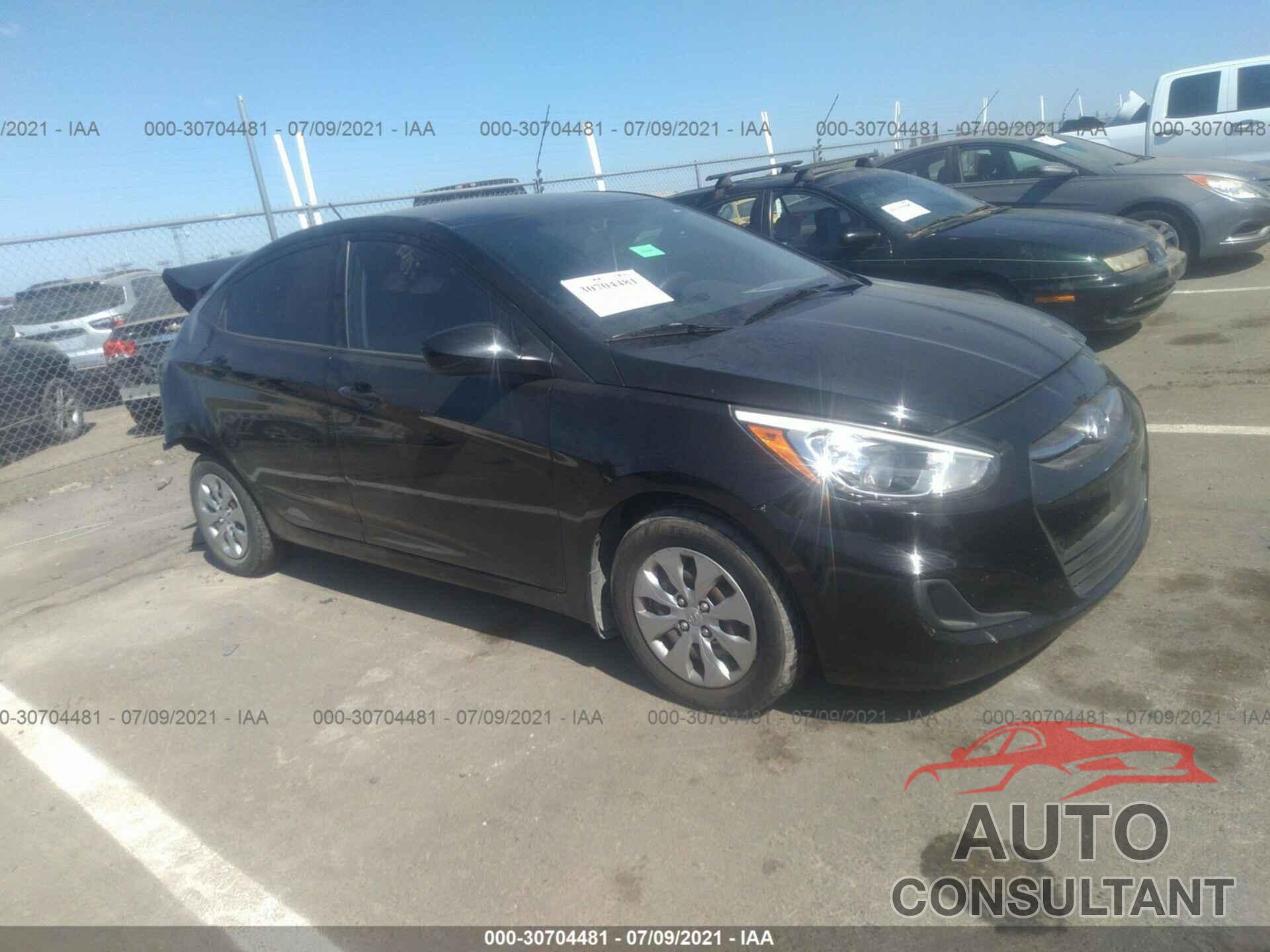 HYUNDAI ACCENT 2016 - KMHCT4AEXGU052532