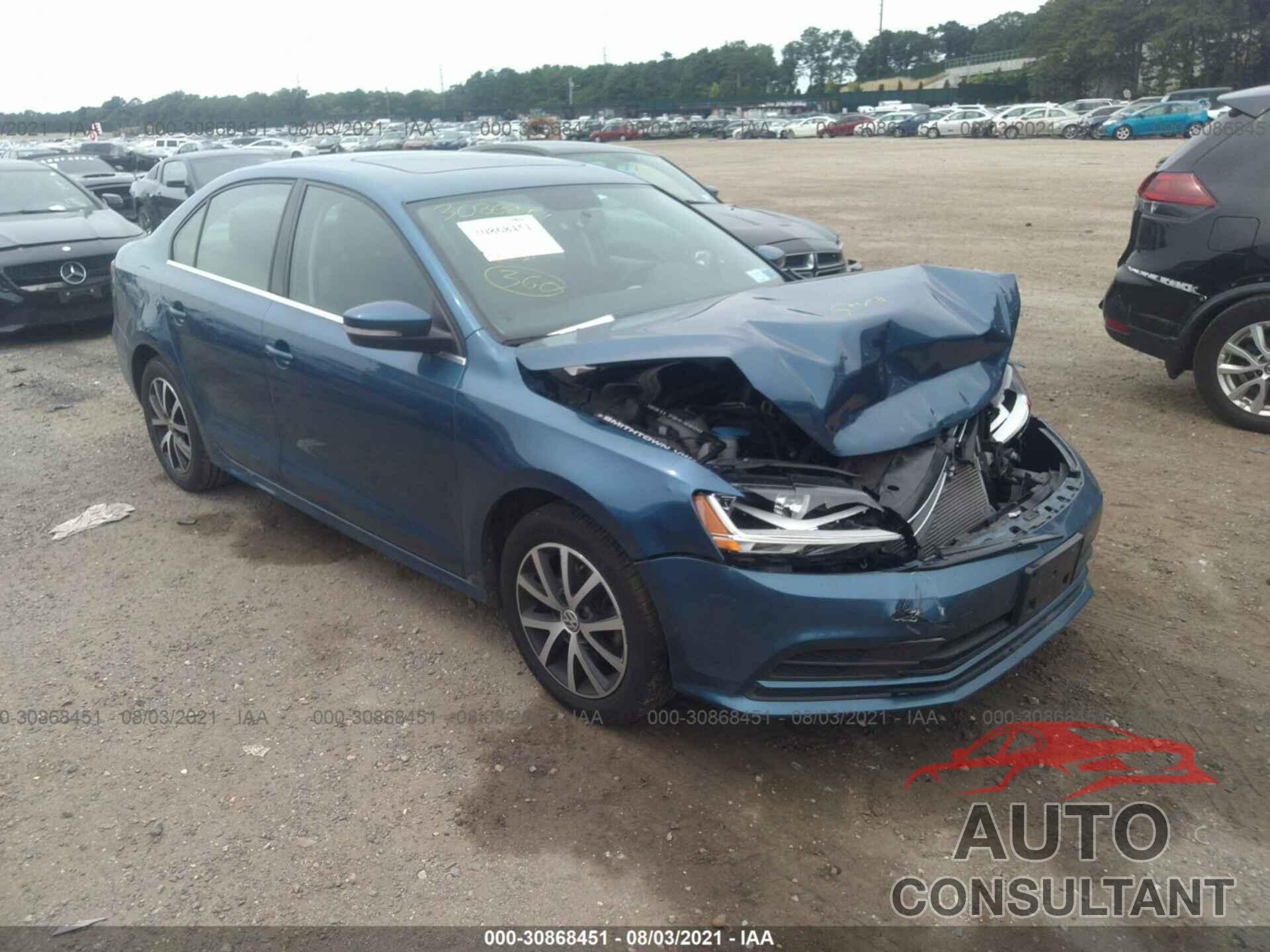 VOLKSWAGEN JETTA 2017 - 3VWDB7AJ7HM387454