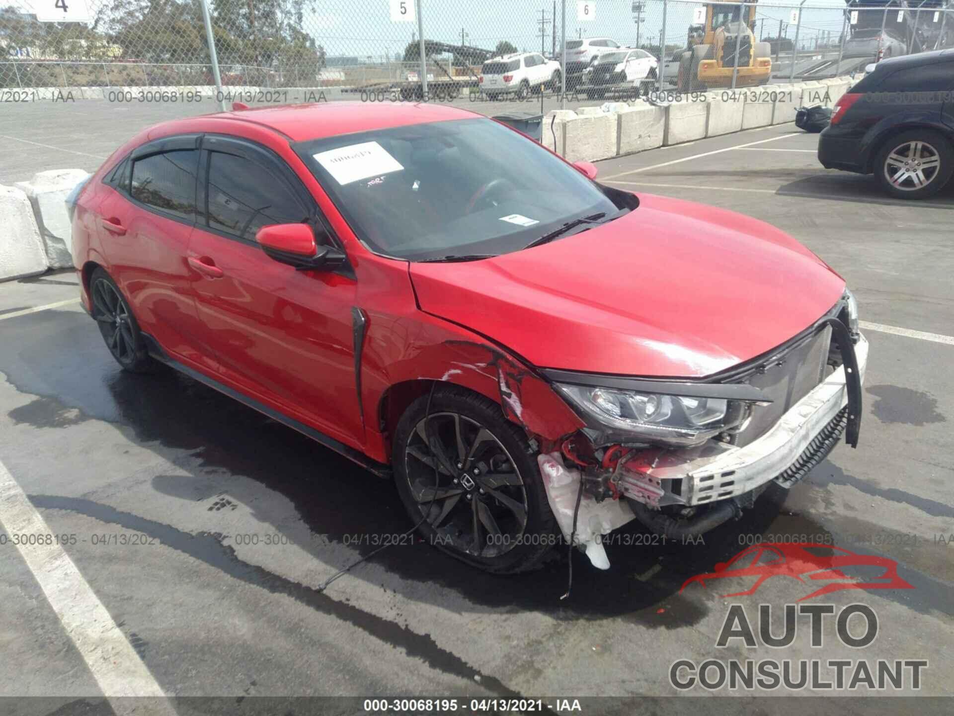 HONDA CIVIC HATCHBACK 2017 - SHHFK7H46HU404937