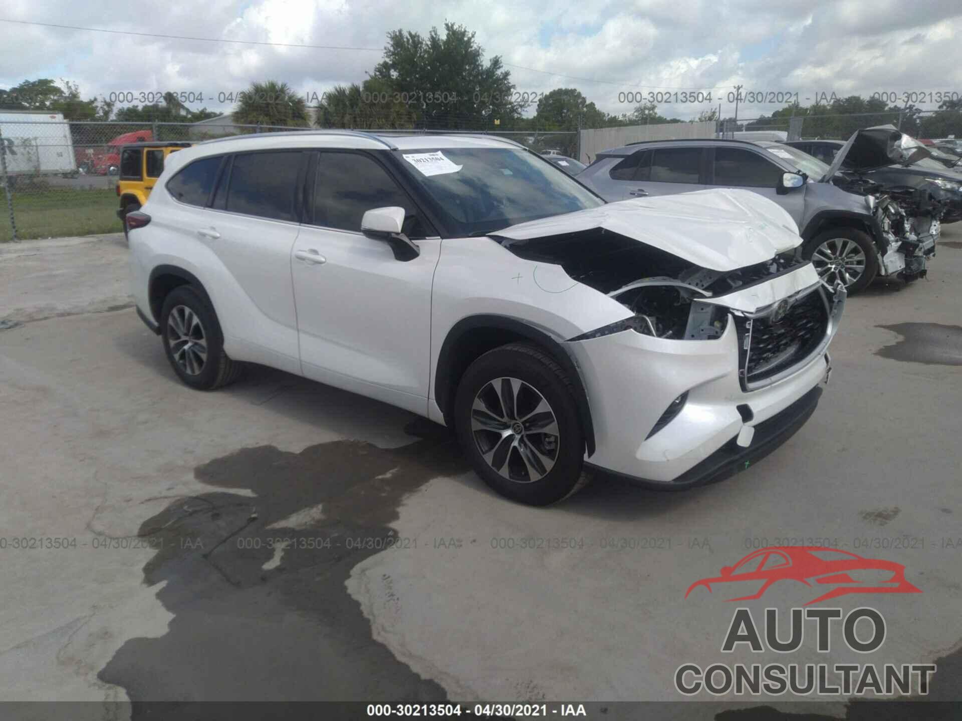 TOYOTA HIGHLANDER 2020 - 5TDGZRAH5LS028634