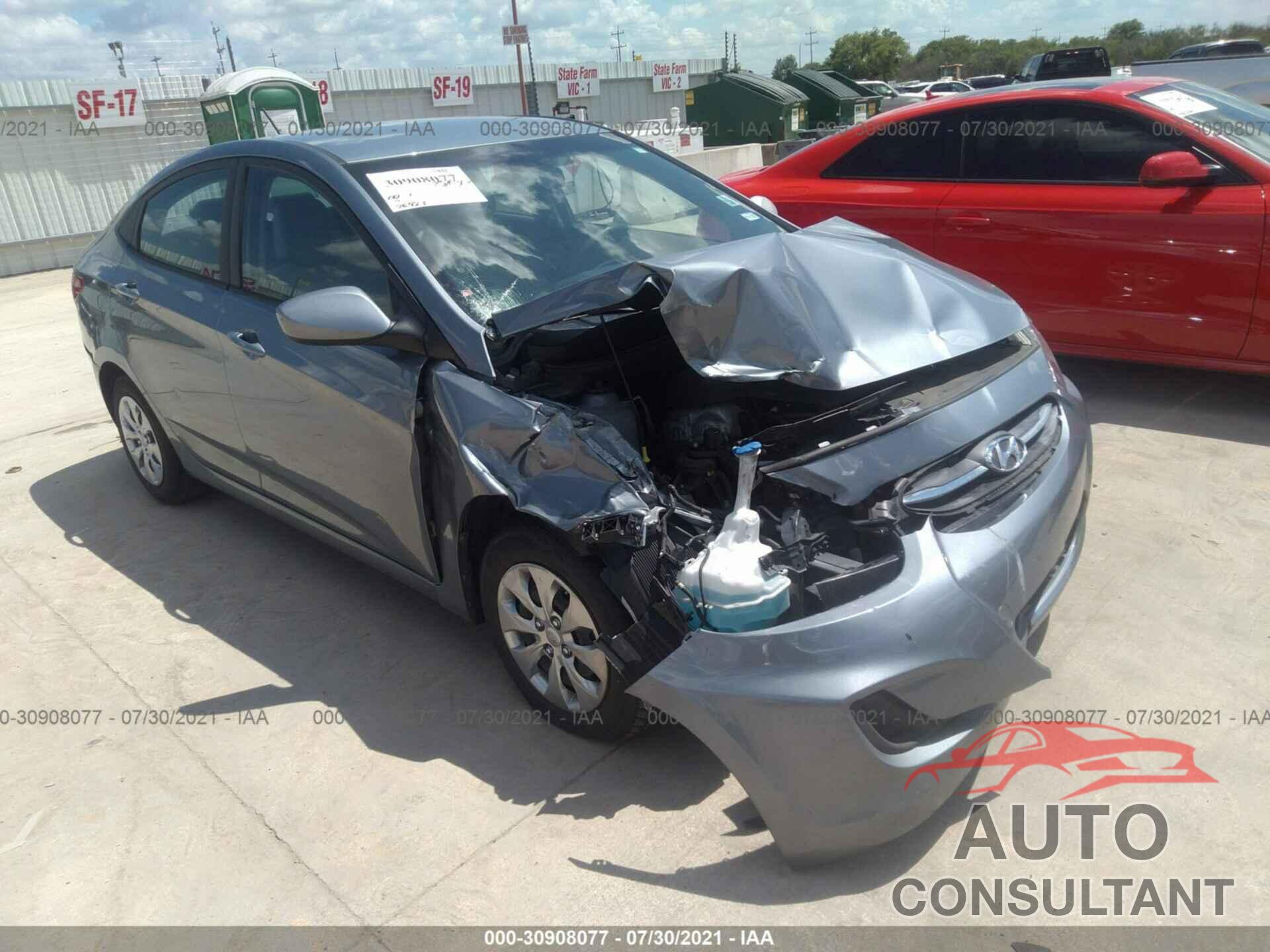 HYUNDAI ACCENT 2017 - KMHCT4AE3HU391165