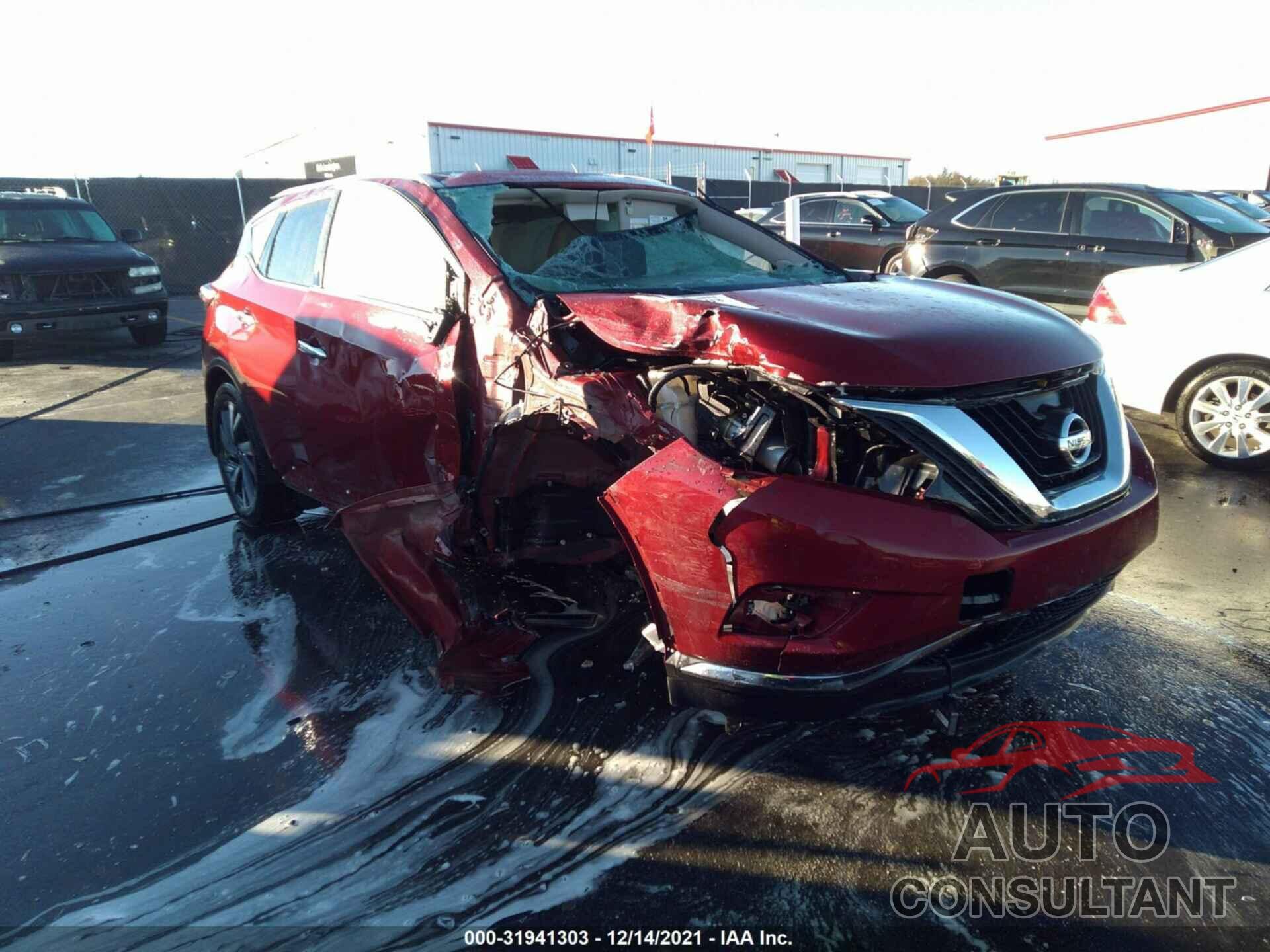 NISSAN MURANO 2018 - 5N1AZ2MG7JN188061