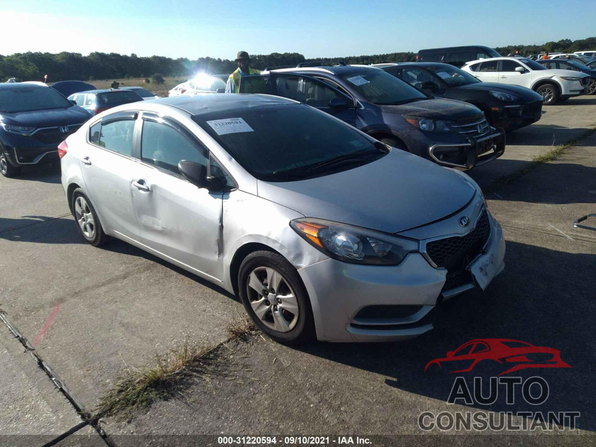 KIA FORTE 2016 - KNAFK4A61G5539798