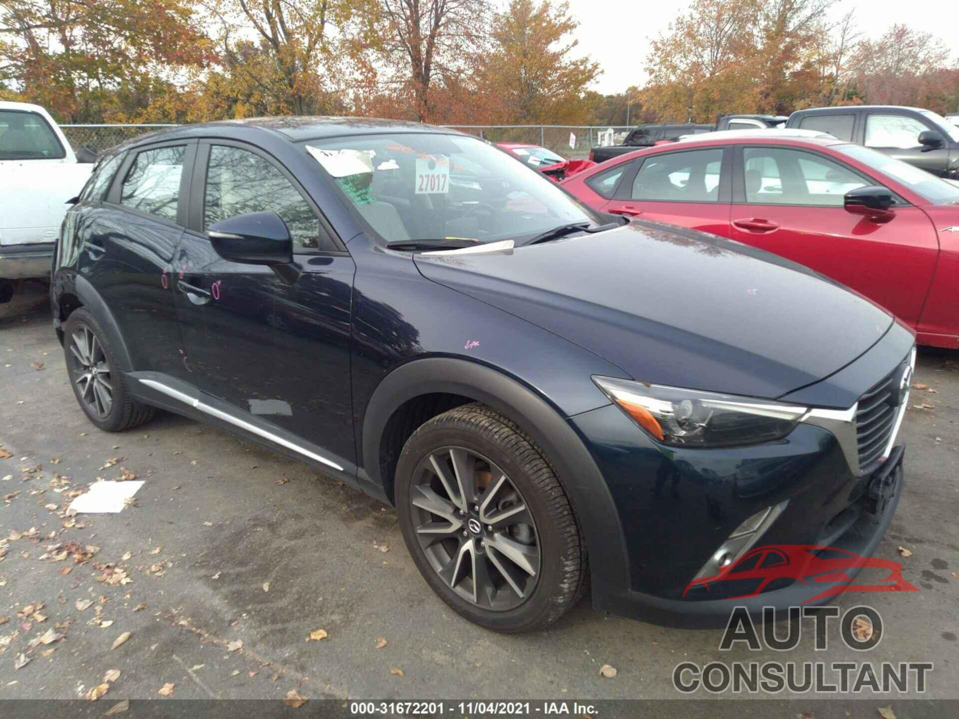 MAZDA CX-3 2016 - JM1DKBD79G0123109