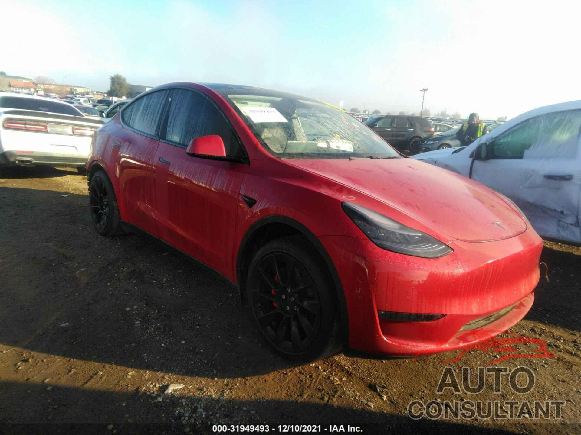 TESLA MODEL Y 2020 - 5YJYGDEE9LF052128