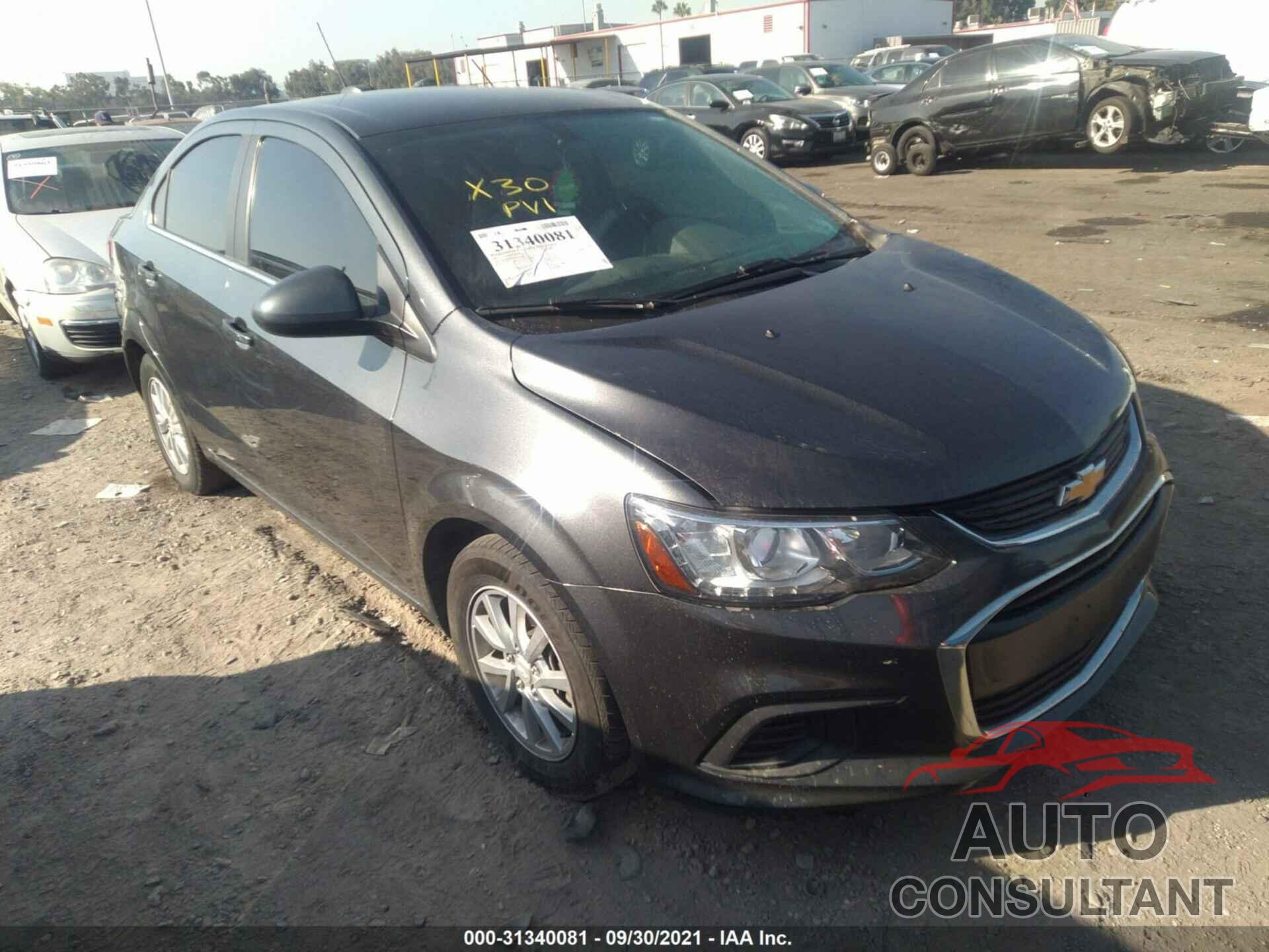 CHEVROLET SONIC 2017 - 1G1JD5SH2H4134420