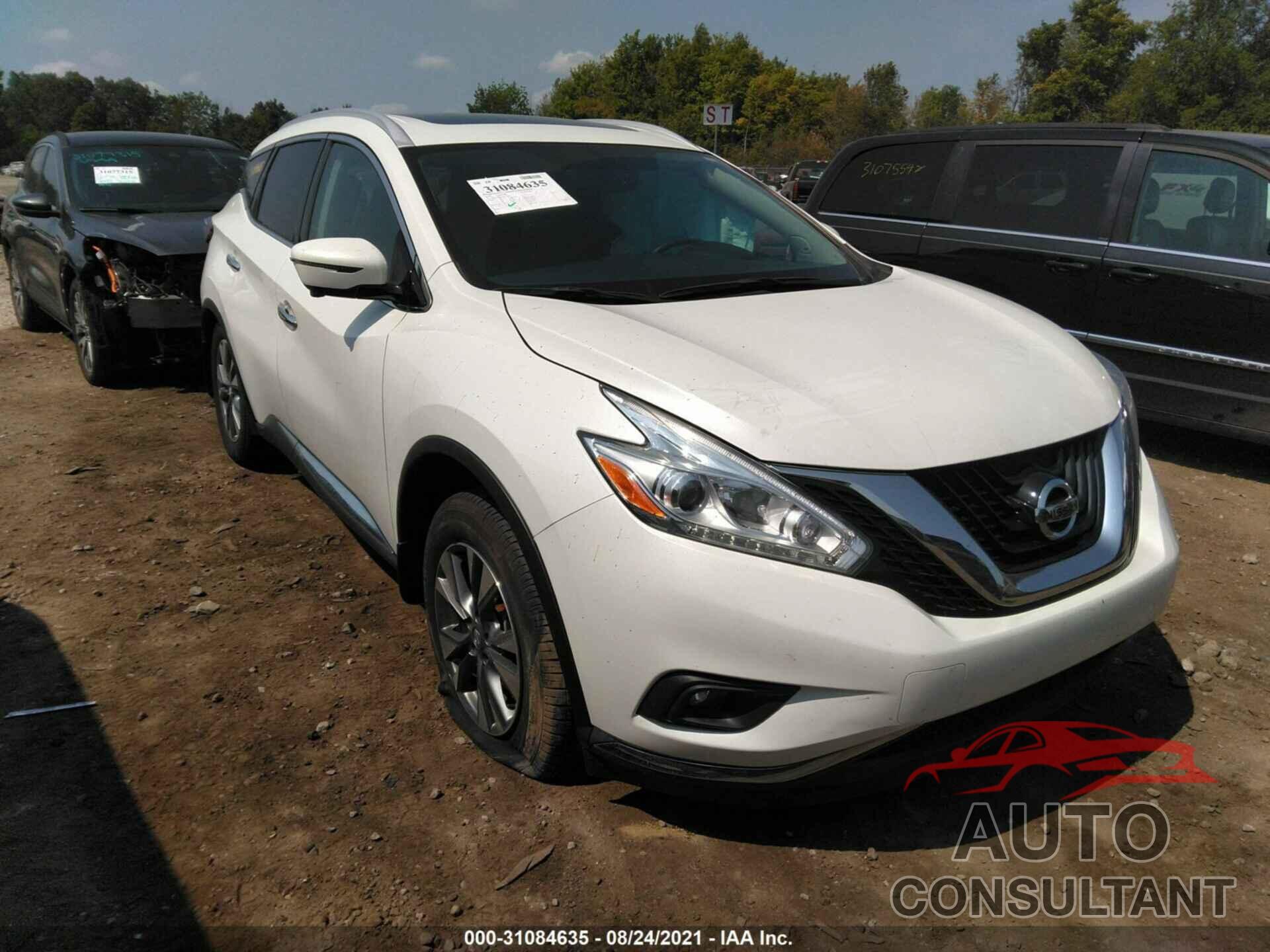 NISSAN MURANO 2016 - 5N1AZ2MH8GN136360