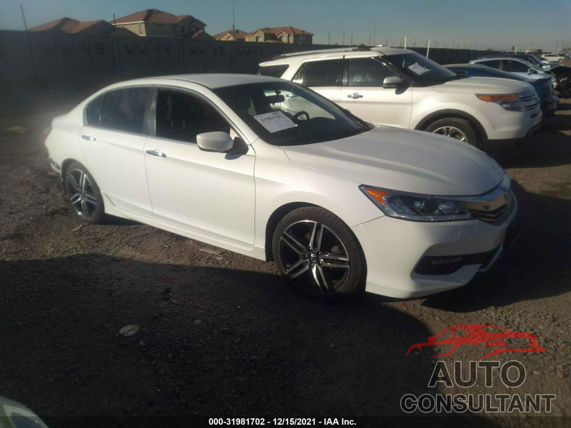 HONDA ACCORD SEDAN 2016 - 1HGCR2F59GA074668