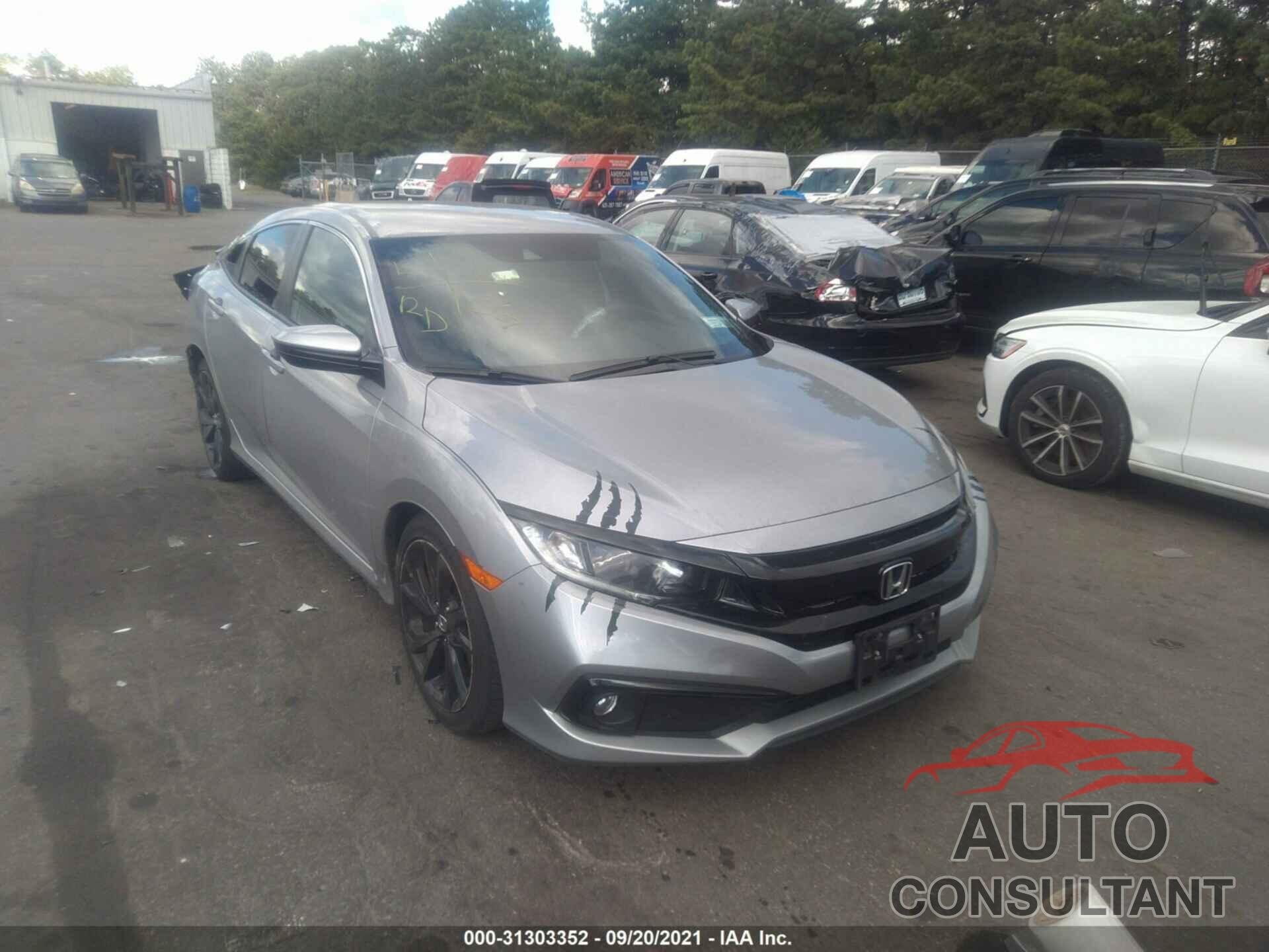 HONDA CIVIC SEDAN 2019 - 2HGFC2F85KH507129