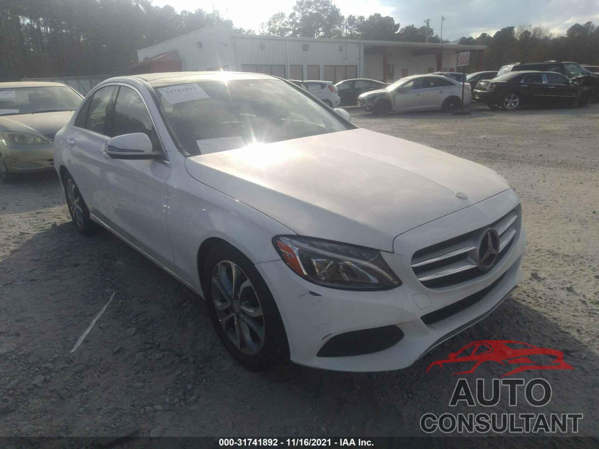 MERCEDES-BENZ C-CLASS 2016 - WDDWF4JB9GR151544