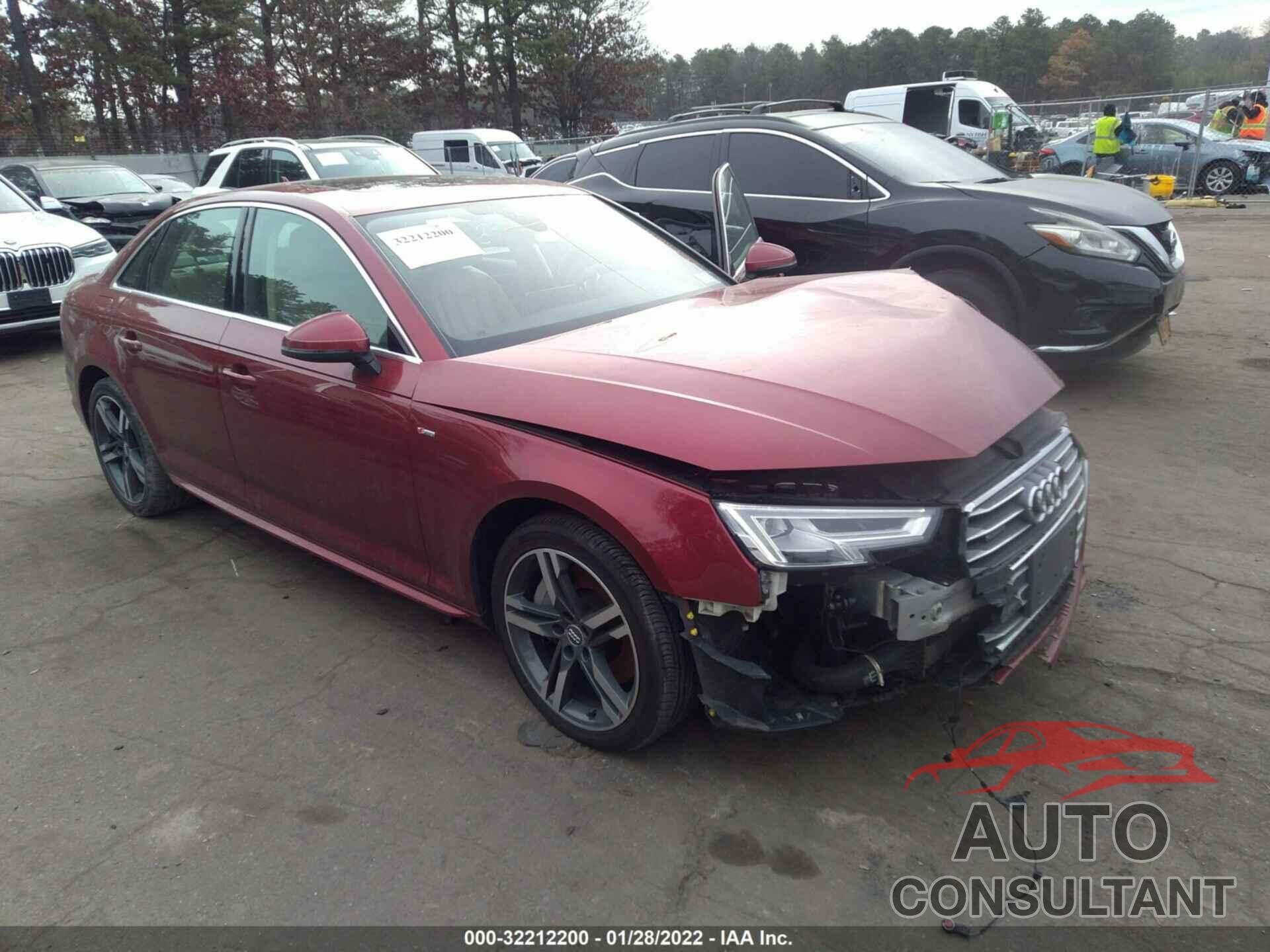 AUDI A4 2018 - WAUENAF44JN000804