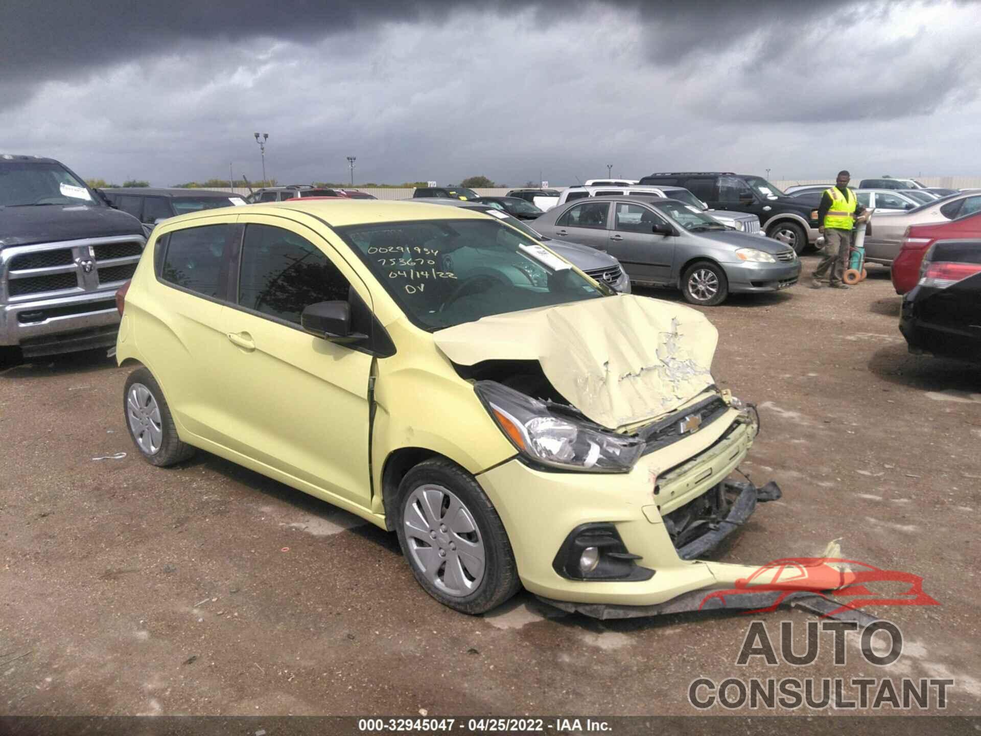 CHEVROLET SPARK 2017 - KL8CB6SA1HC753670