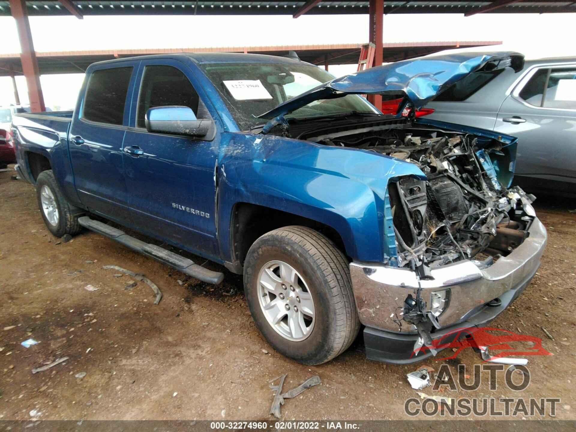CHEVROLET SILVERADO 1500 2018 - 3GCUKREC5JG463672