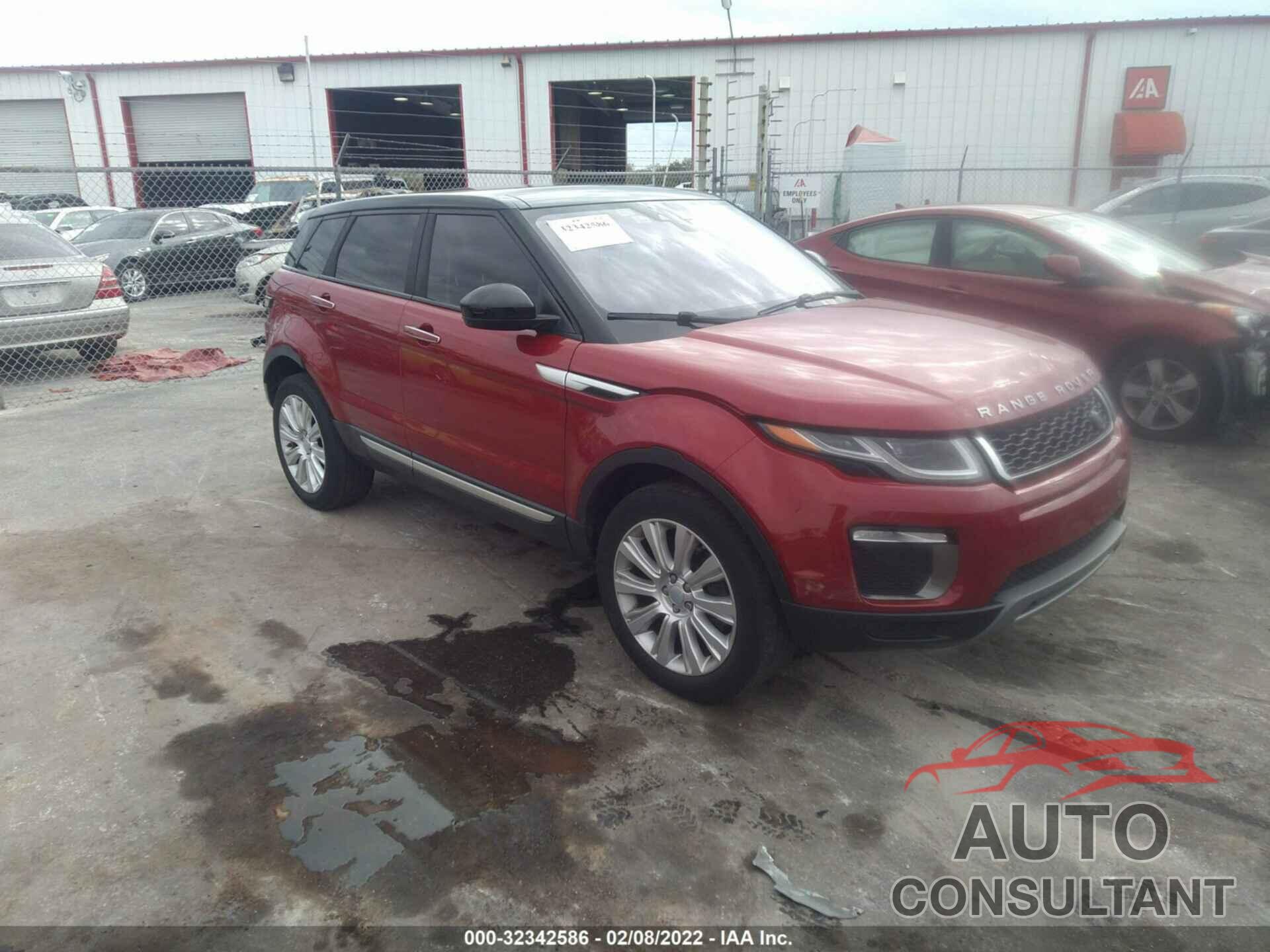 LAND ROVER RANGE ROVER EVOQUE 2016 - SALVR2BG1GH081984