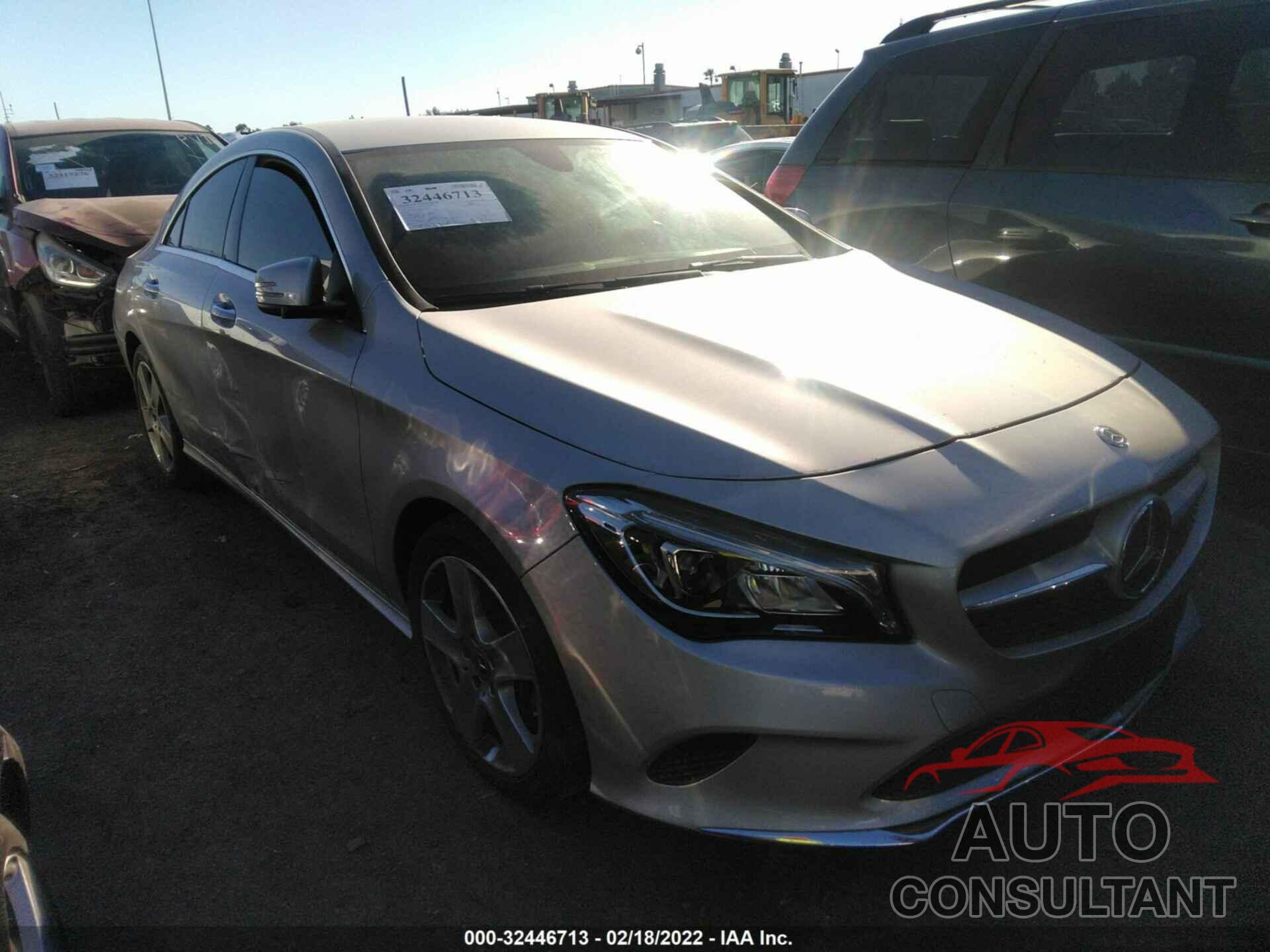 MERCEDES-BENZ CLA 2018 - WDDSJ4EB5JN518929